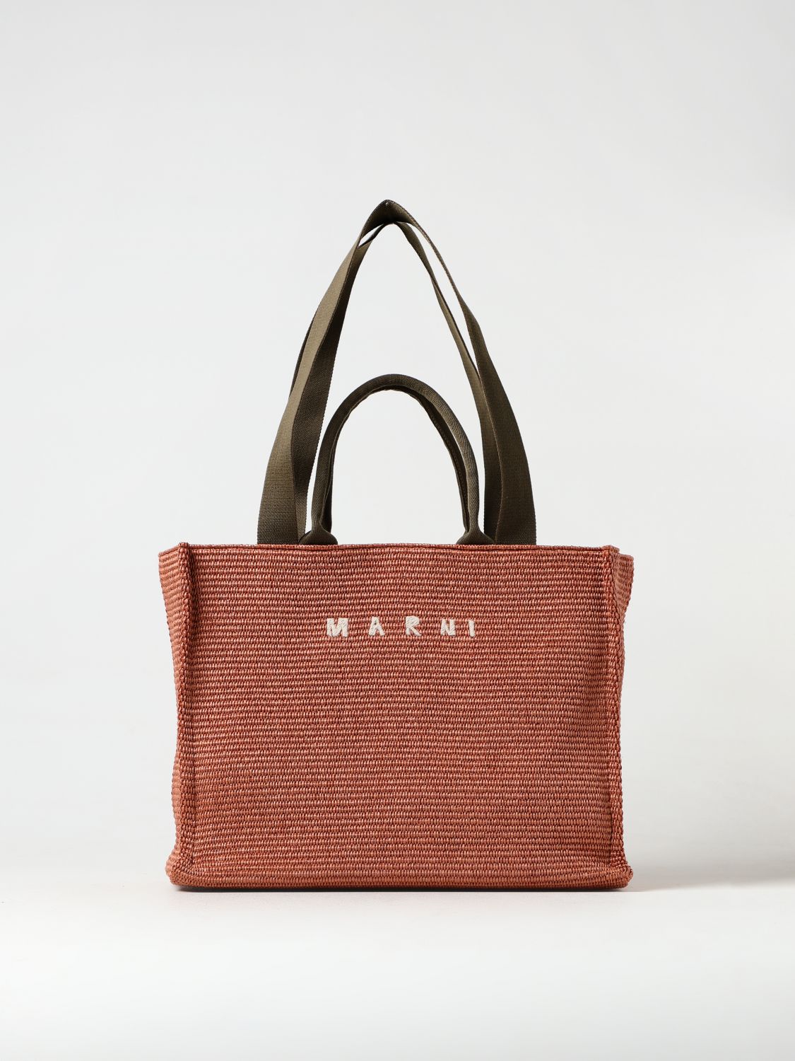 Marni Tote Bags MARNI Woman colour Brick Red