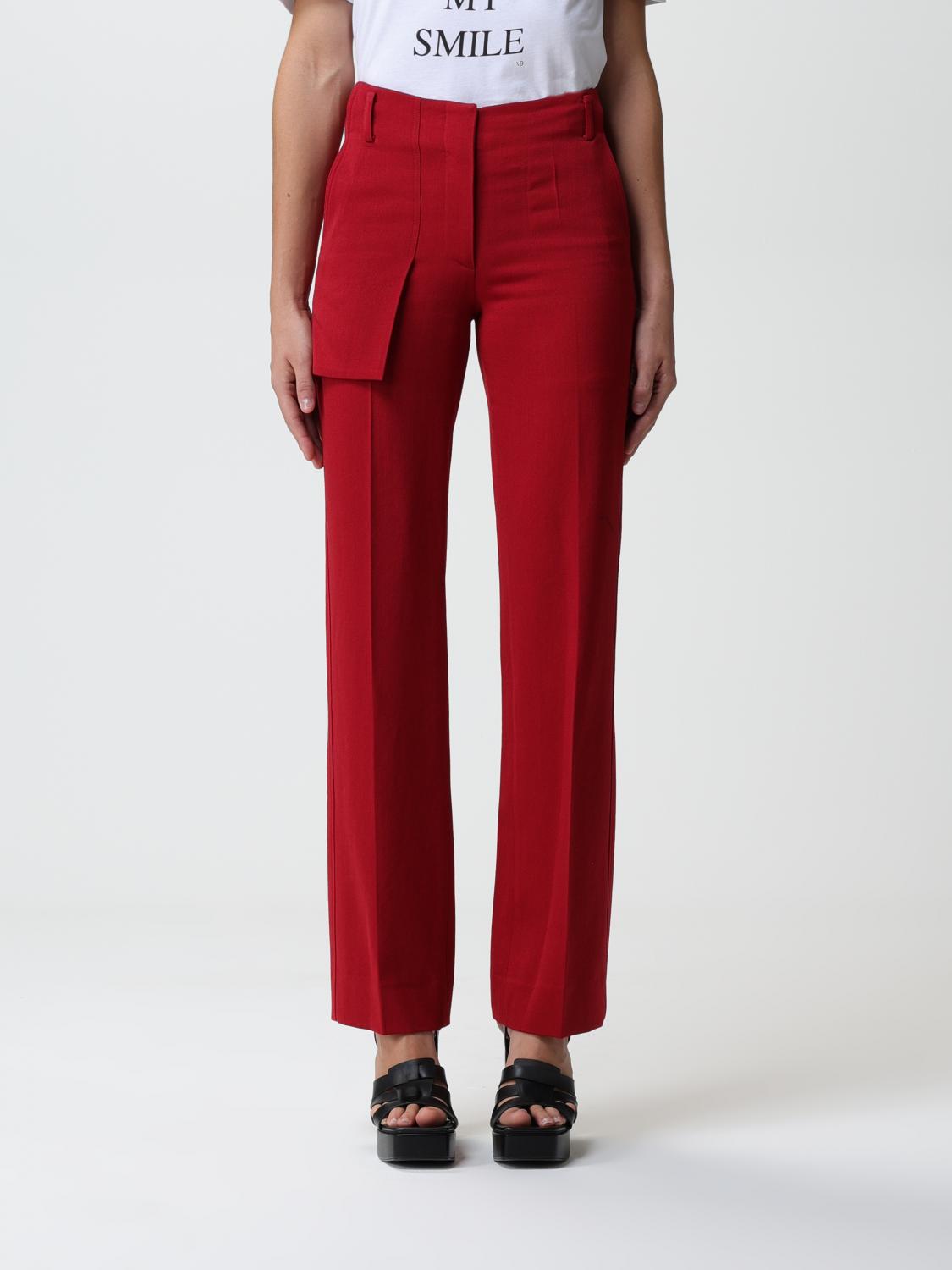 Victoria Victoria Beckham Trousers VICTORIA VICTORIA BECKHAM Woman colour Red