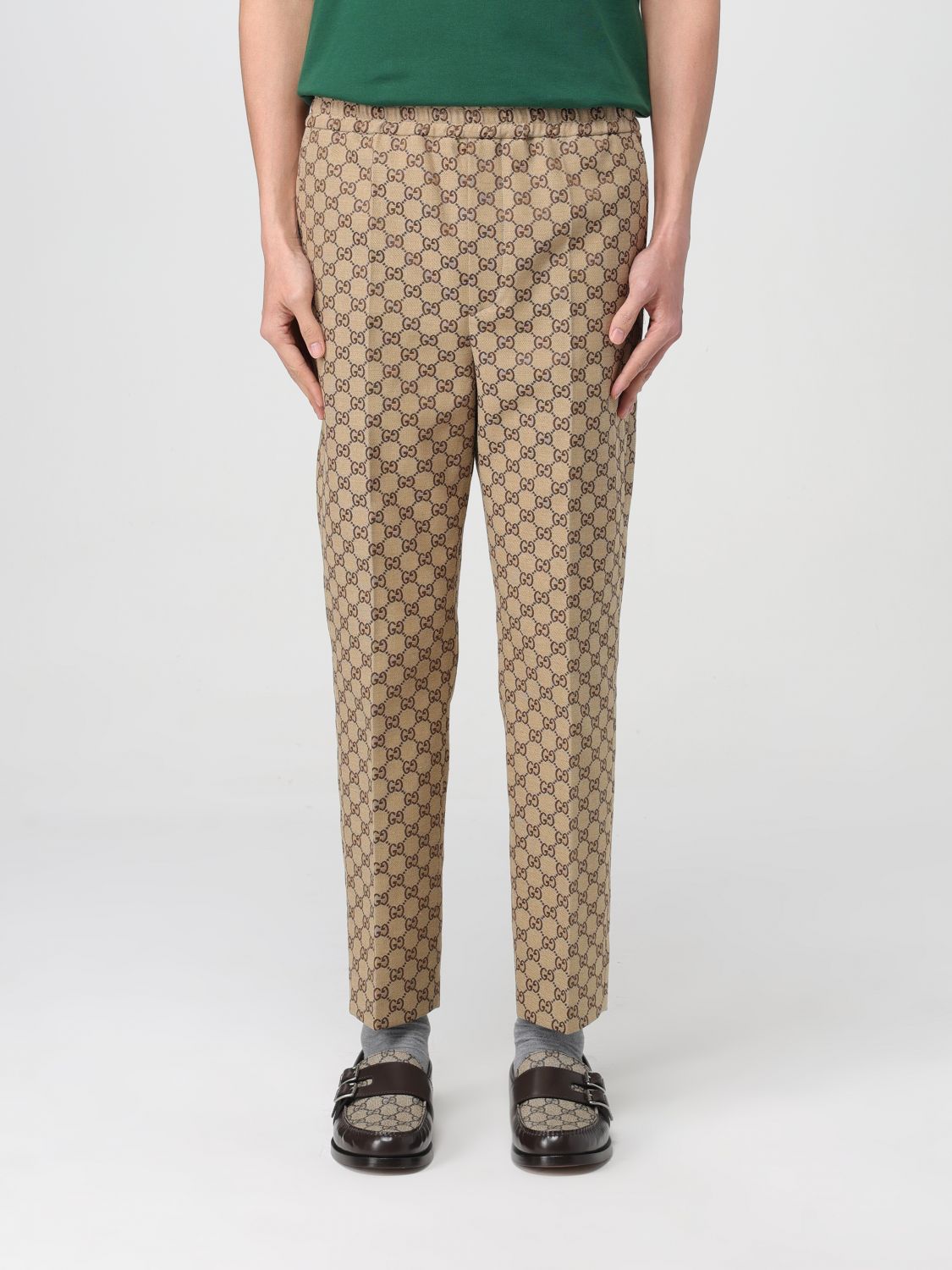 Gucci Trousers GUCCI Men colour Camel