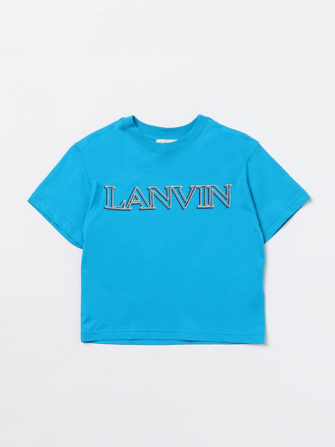 Lanvin T-Shirt LANVIN Kids colour Turquoise