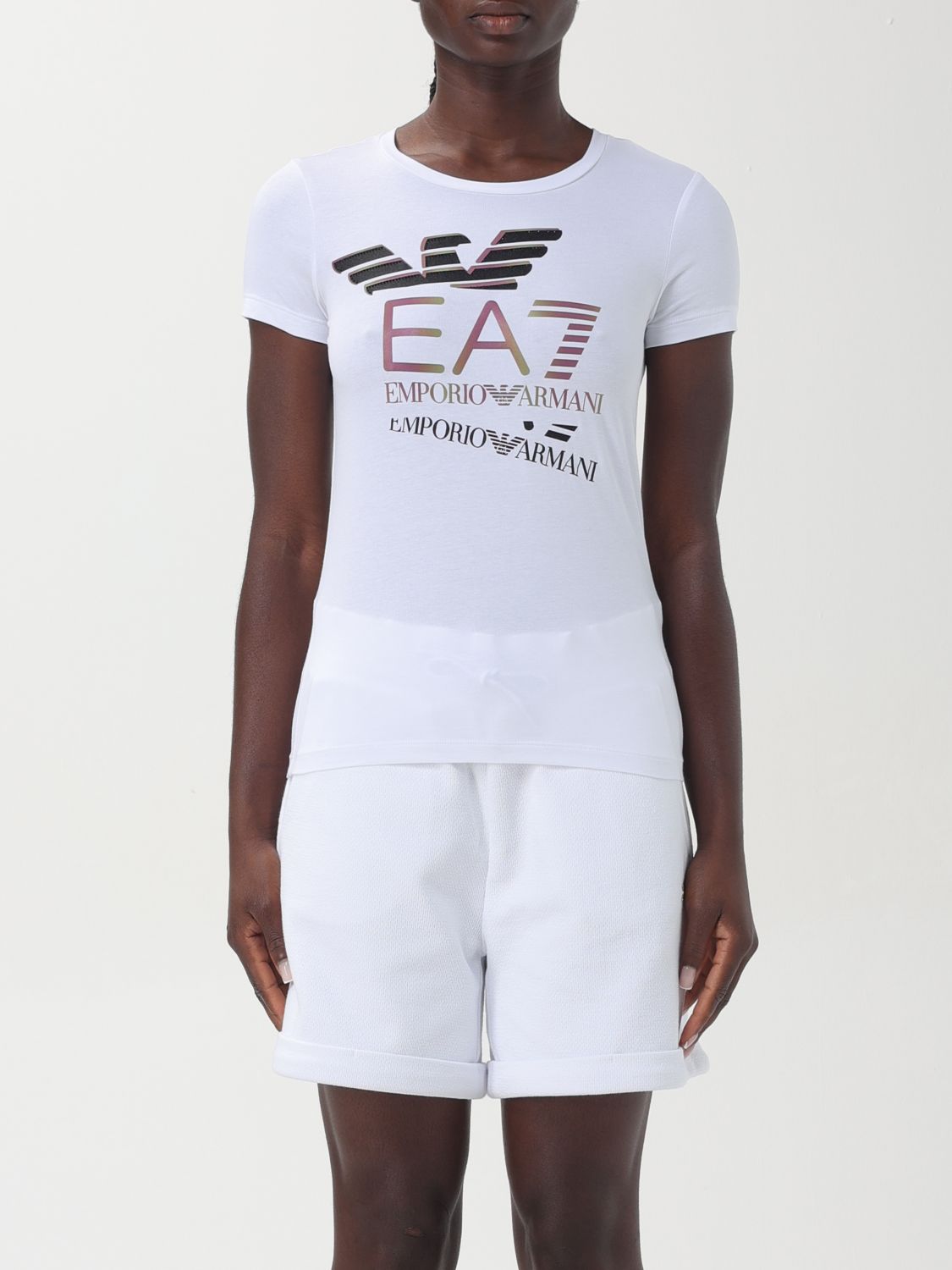 EA7 T-Shirt EA7 Woman color White