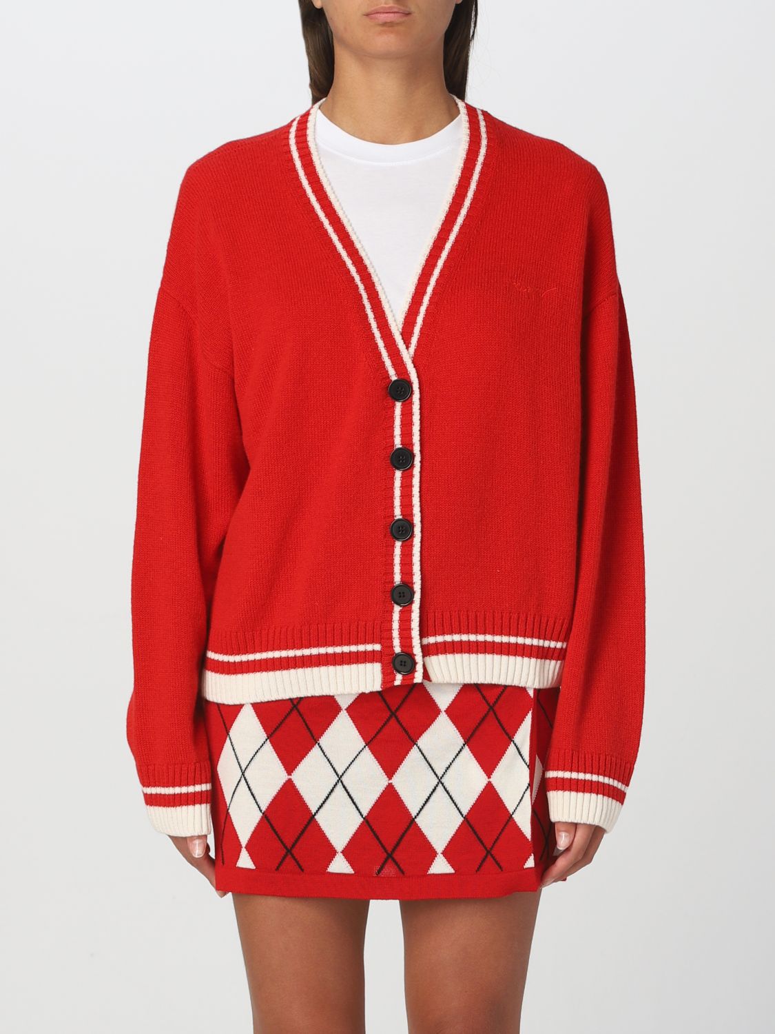 Msgm Cardigan MSGM Woman colour Red