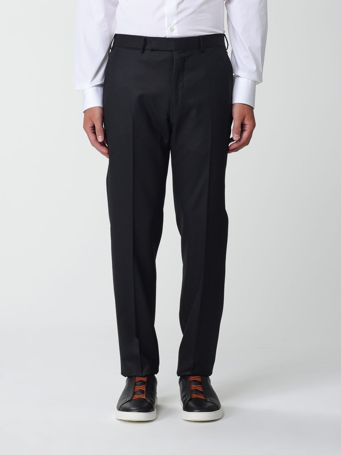 zegna Trousers ZEGNA Men colour Black