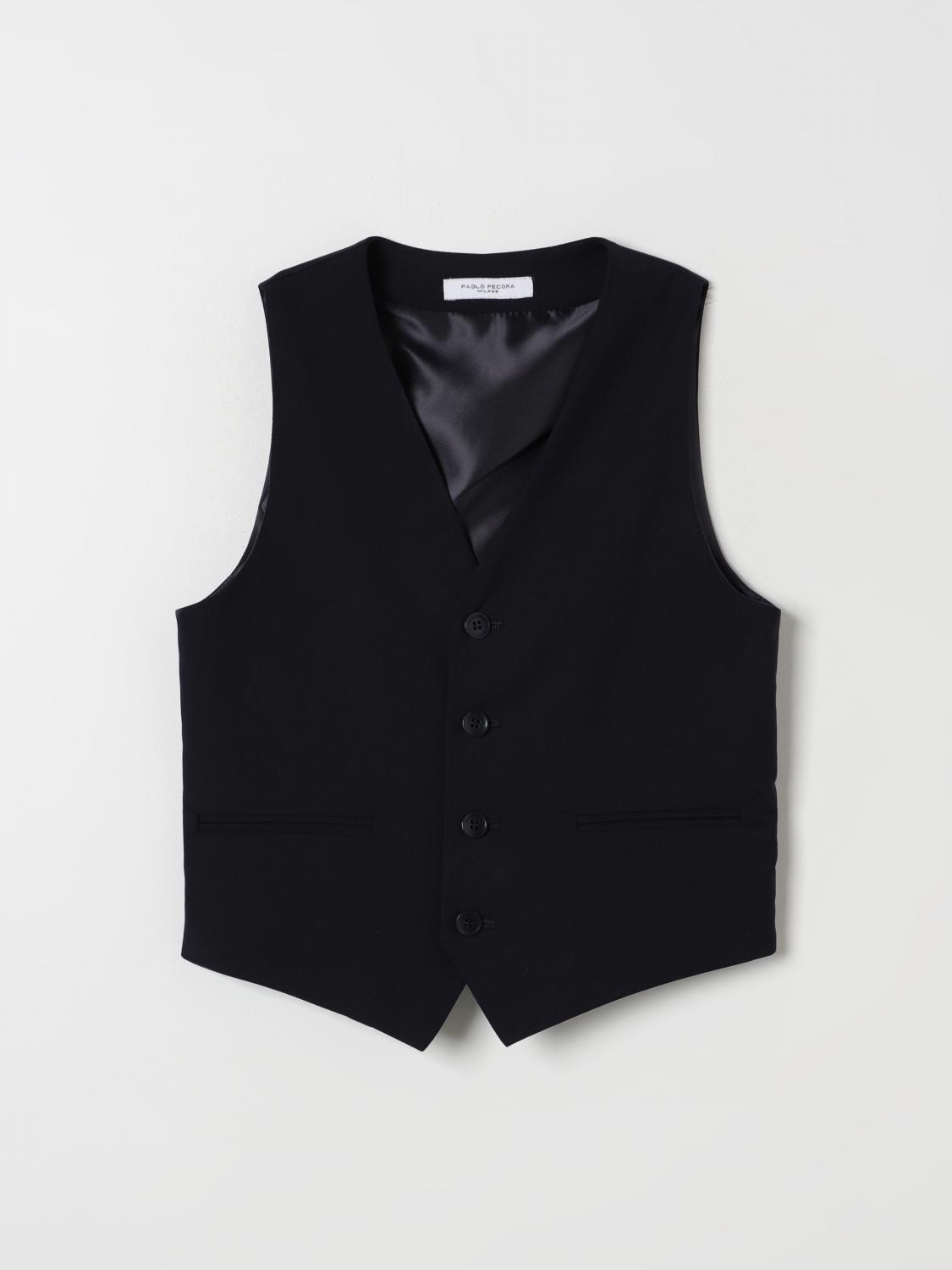 Paolo Pecora Waistcoat PAOLO PECORA Kids color Blue