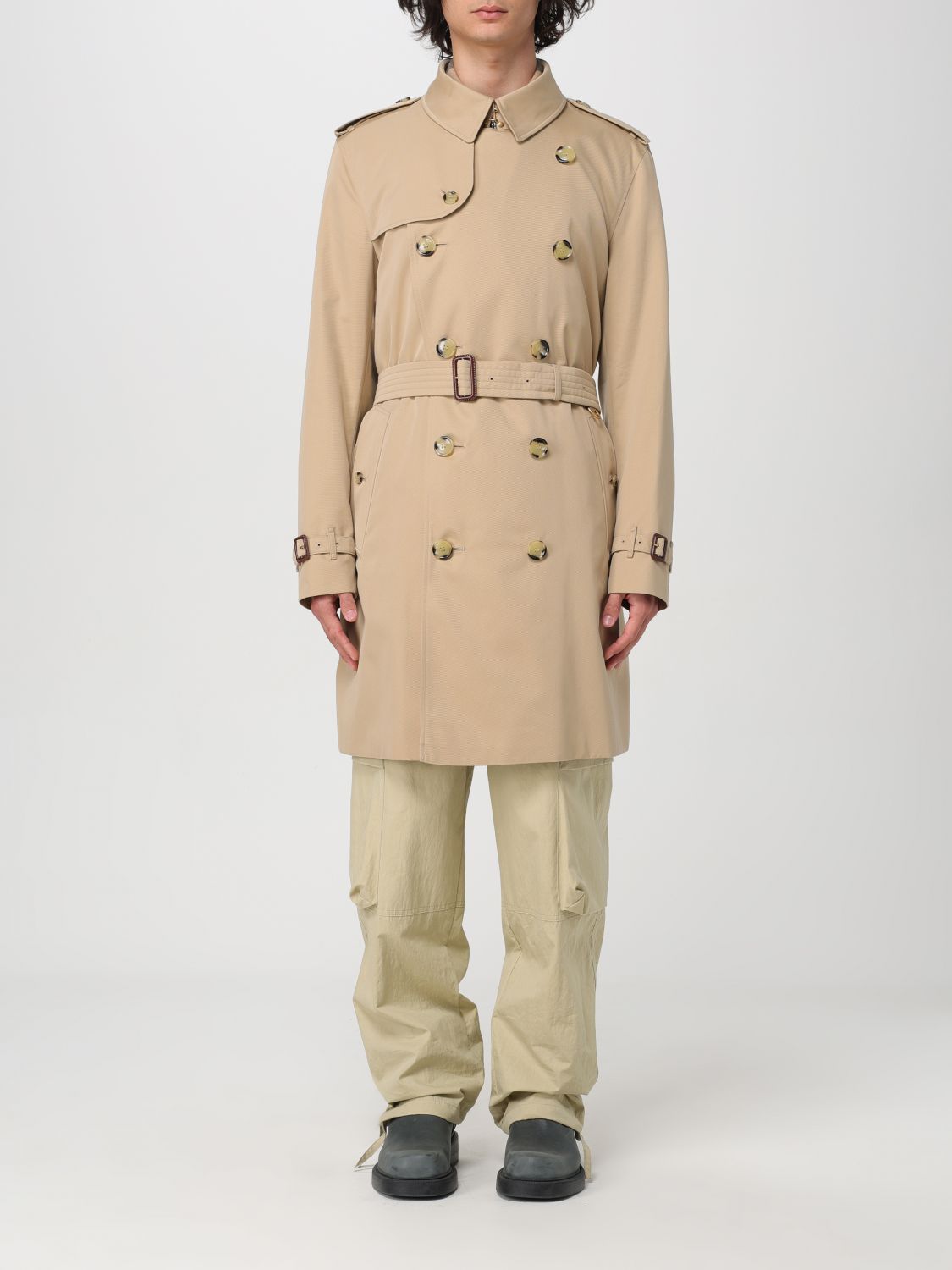 Burberry Coat BURBERRY Men colour Honey