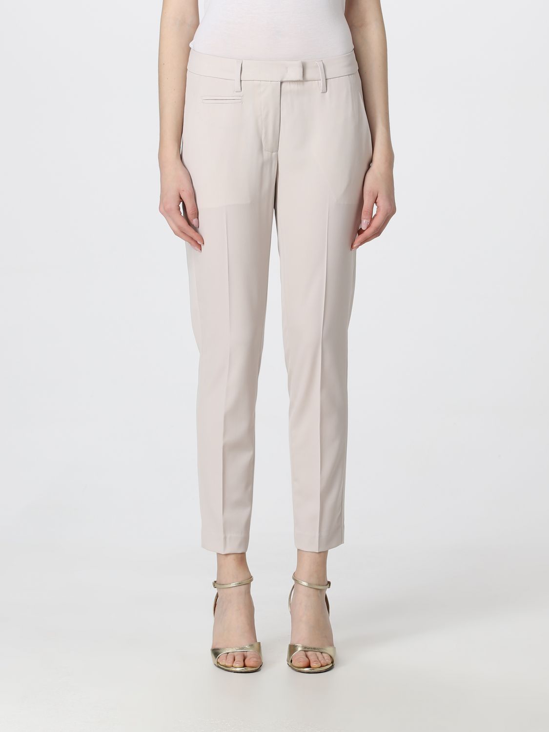 Dondup Trousers DONDUP Woman colour Beige