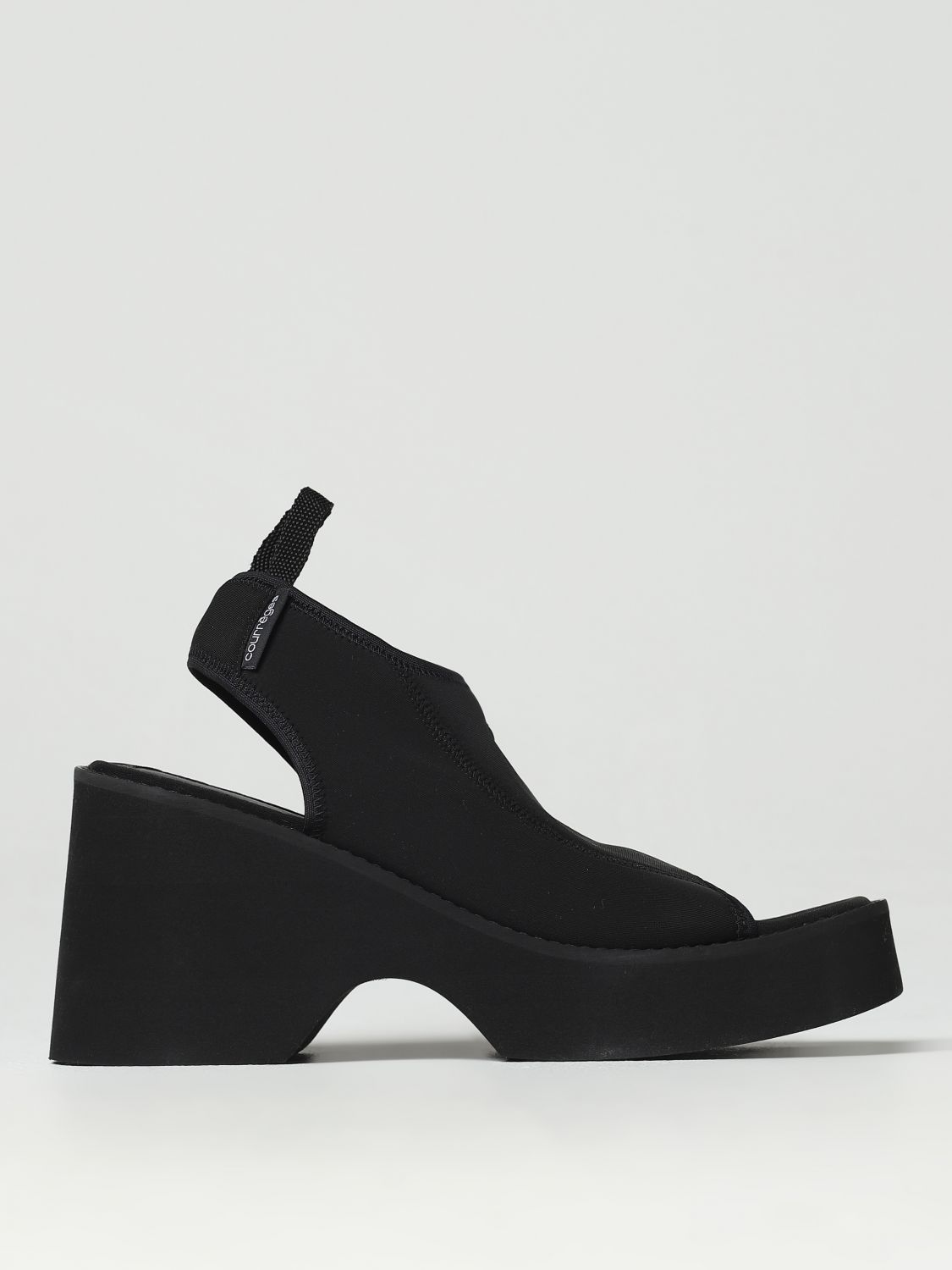 Courrèges Wedge Shoes COURRÈGES Woman colour Black