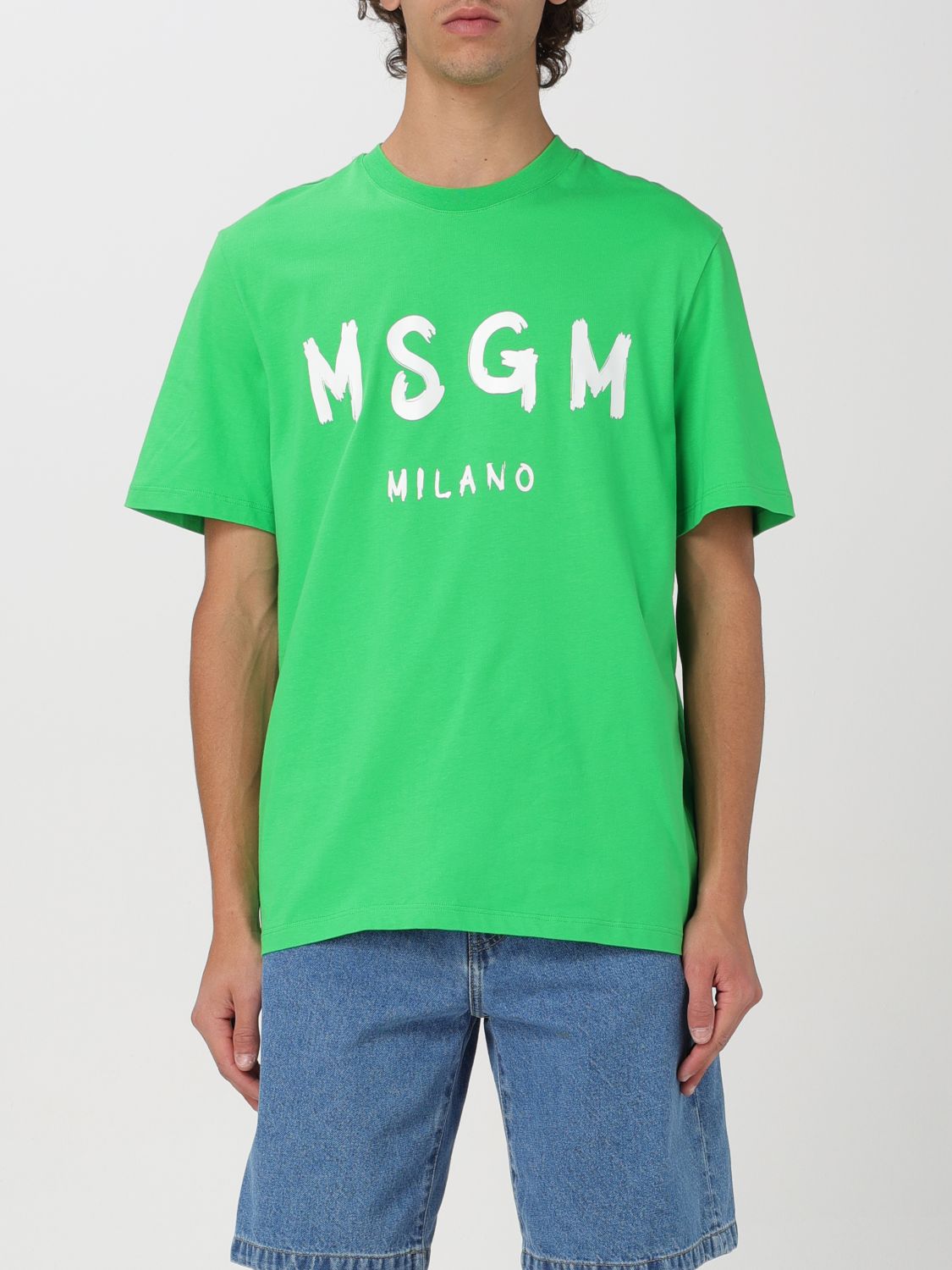 Msgm T-Shirt MSGM Men color Green