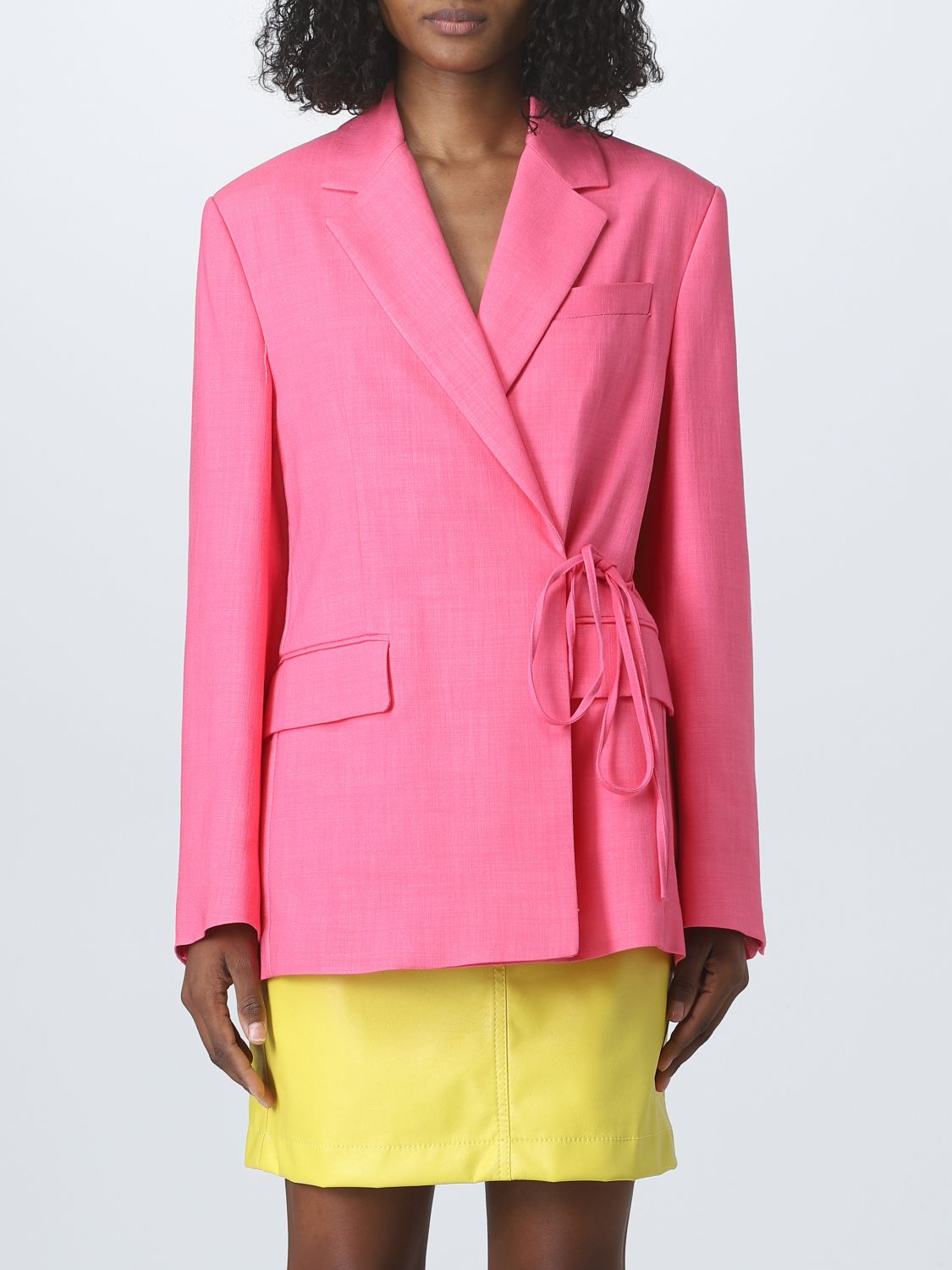 Msgm Blazer MSGM Woman colour Fuchsia