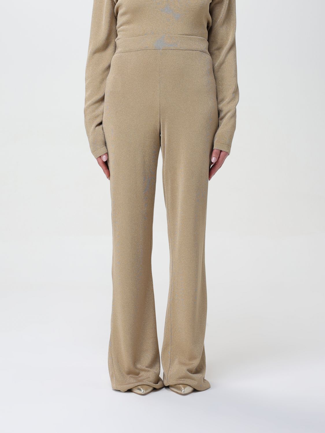 Alberta Ferretti Trousers ALBERTA FERRETTI Woman colour Gold