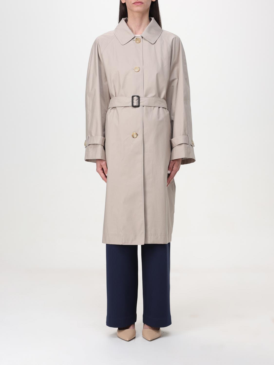 MAX MARA THE CUBE Trench Coat MAX MARA THE CUBE Woman colour Beige