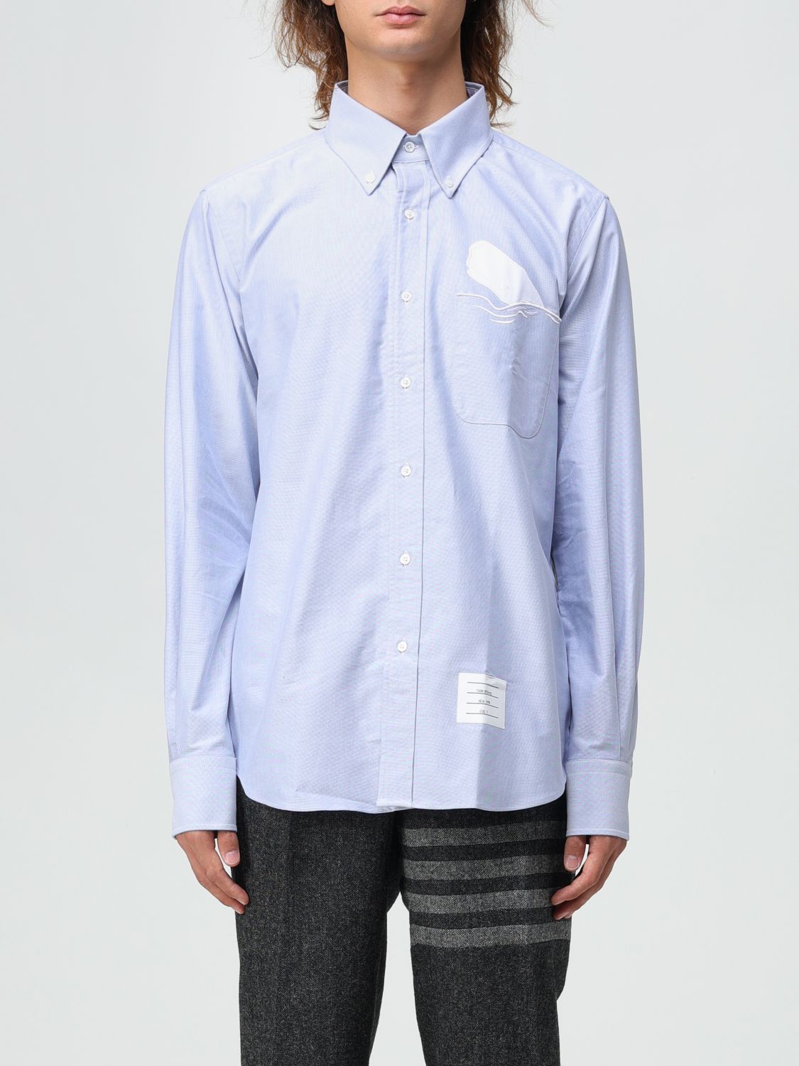 Thom Browne Shirt THOM BROWNE Men colour Gnawed Blue