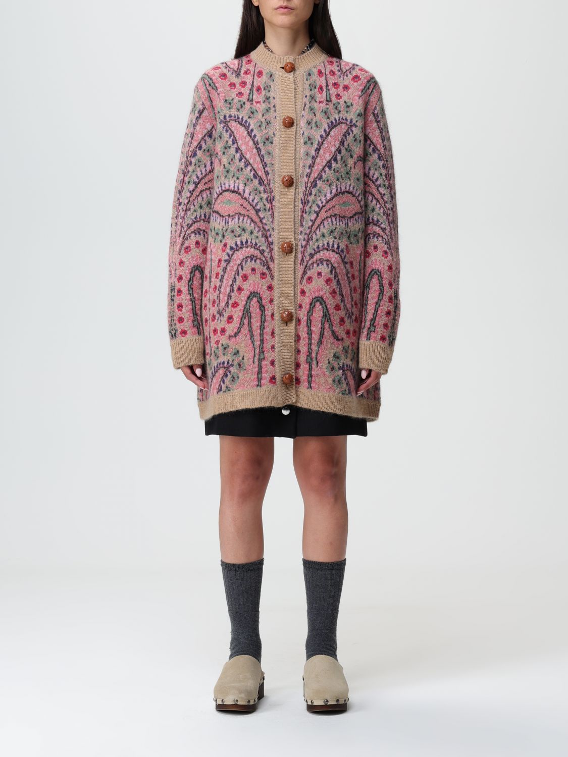 Etro Cardigan ETRO Woman colour Pink