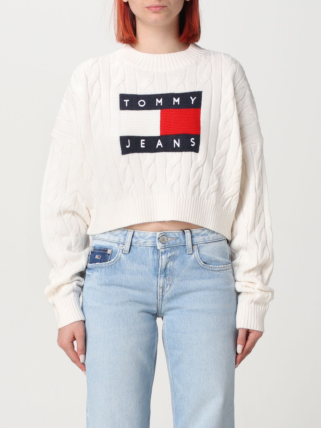 Tommy Jeans Jumper TOMMY JEANS Woman colour White