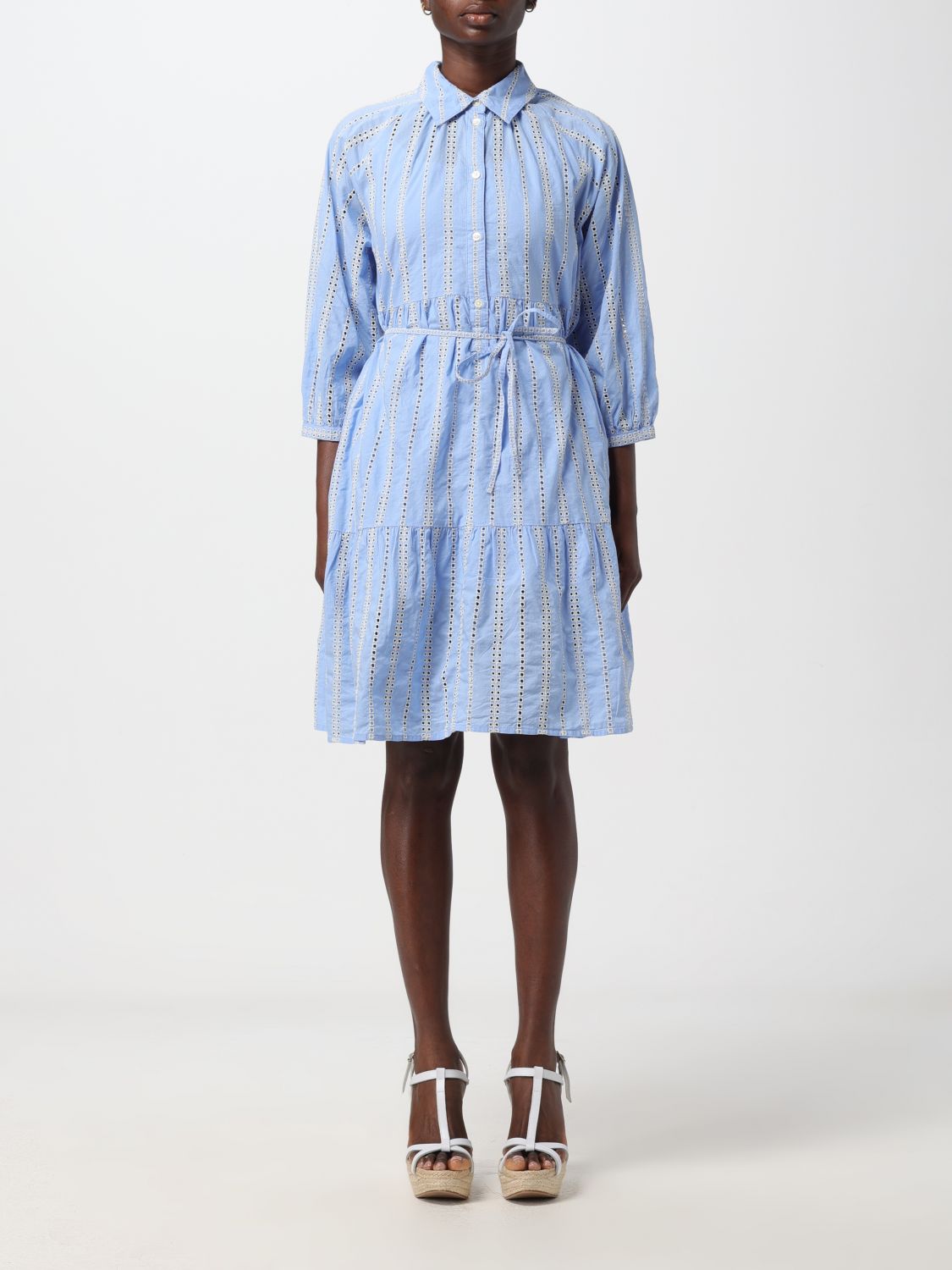 Woolrich Dress WOOLRICH Woman color Gnawed Blue