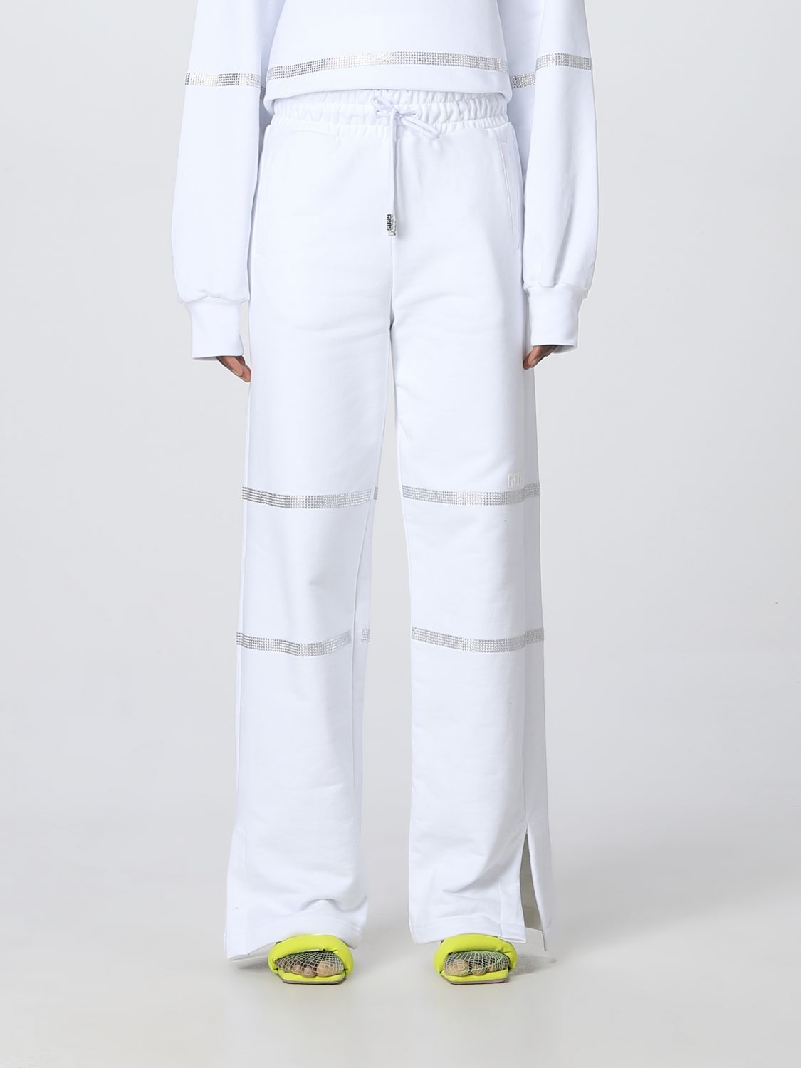 GCDS Trousers GCDS Woman colour White