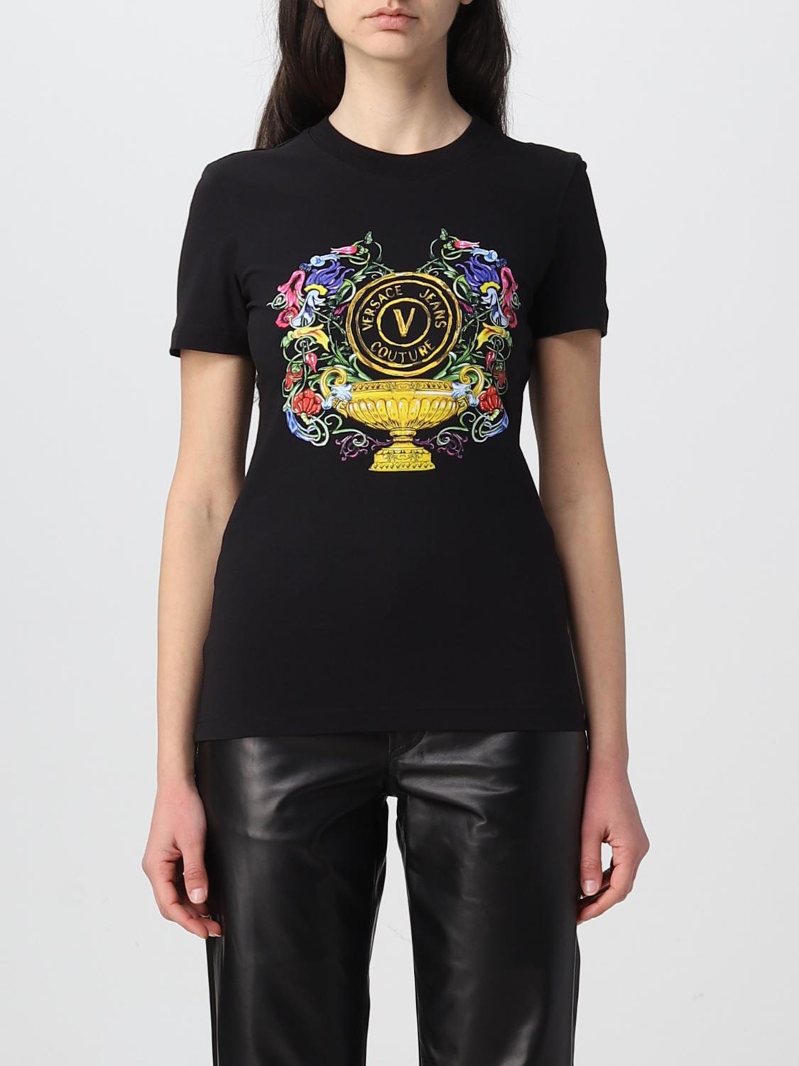 Versace Jeans Couture T-Shirt VERSACE JEANS COUTURE Woman colour Black