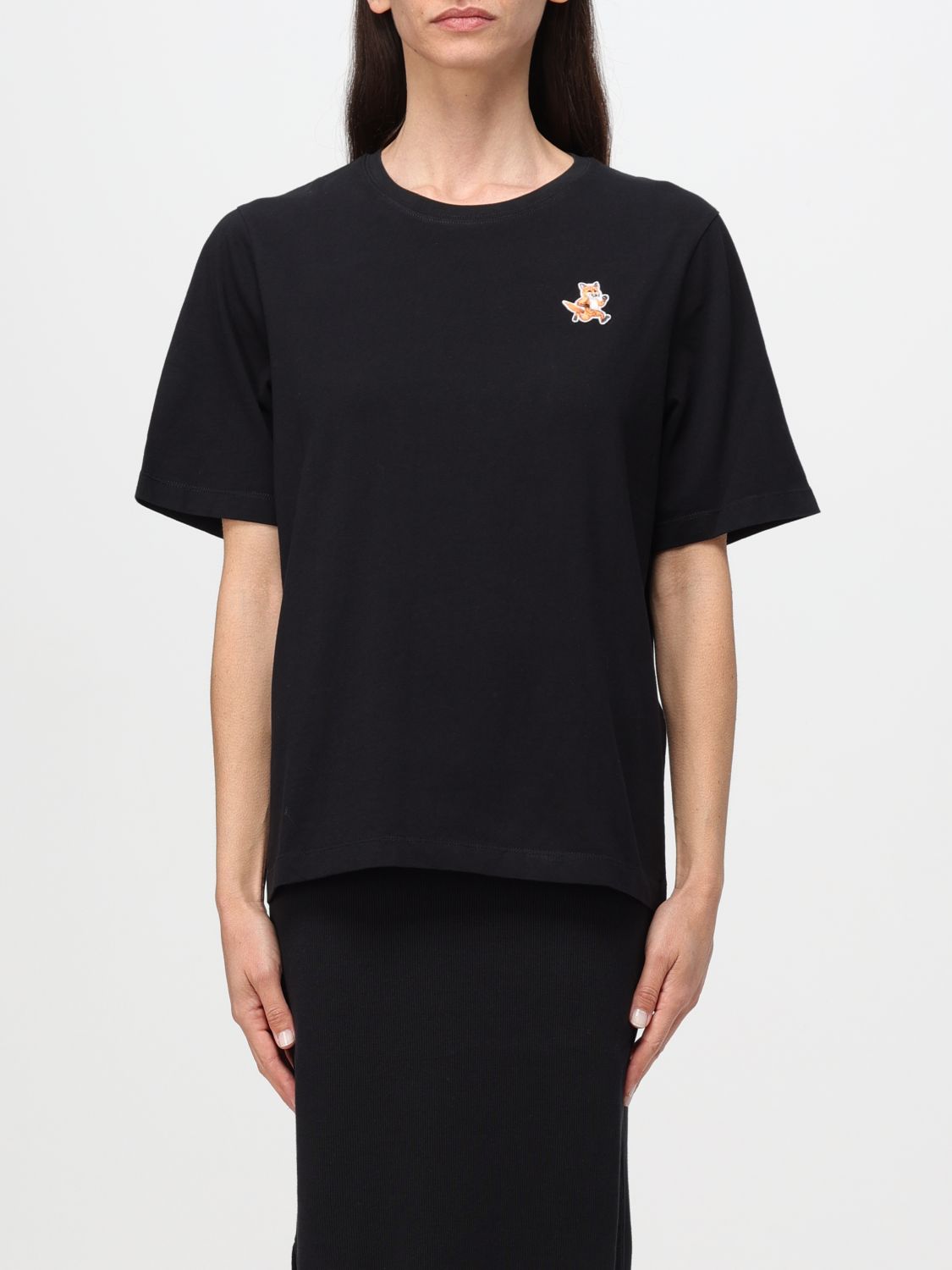 Maison Kitsuné T-Shirt MAISON KITSUNÉ Woman color Black