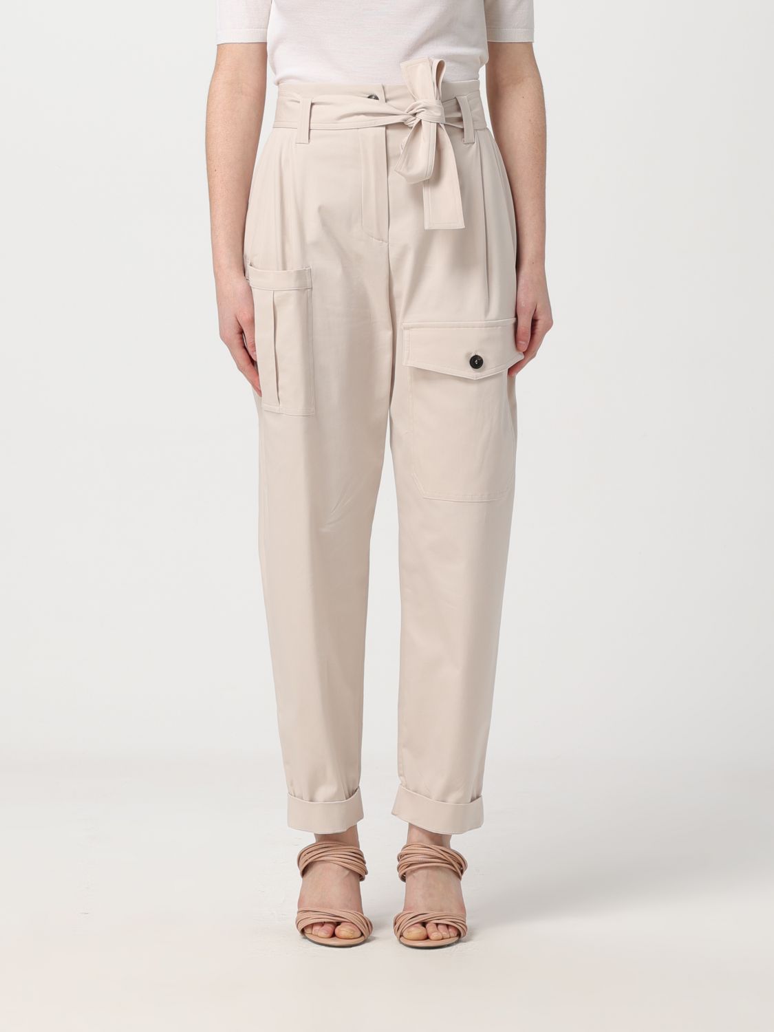 Eleventy Trousers ELEVENTY Woman colour Sand