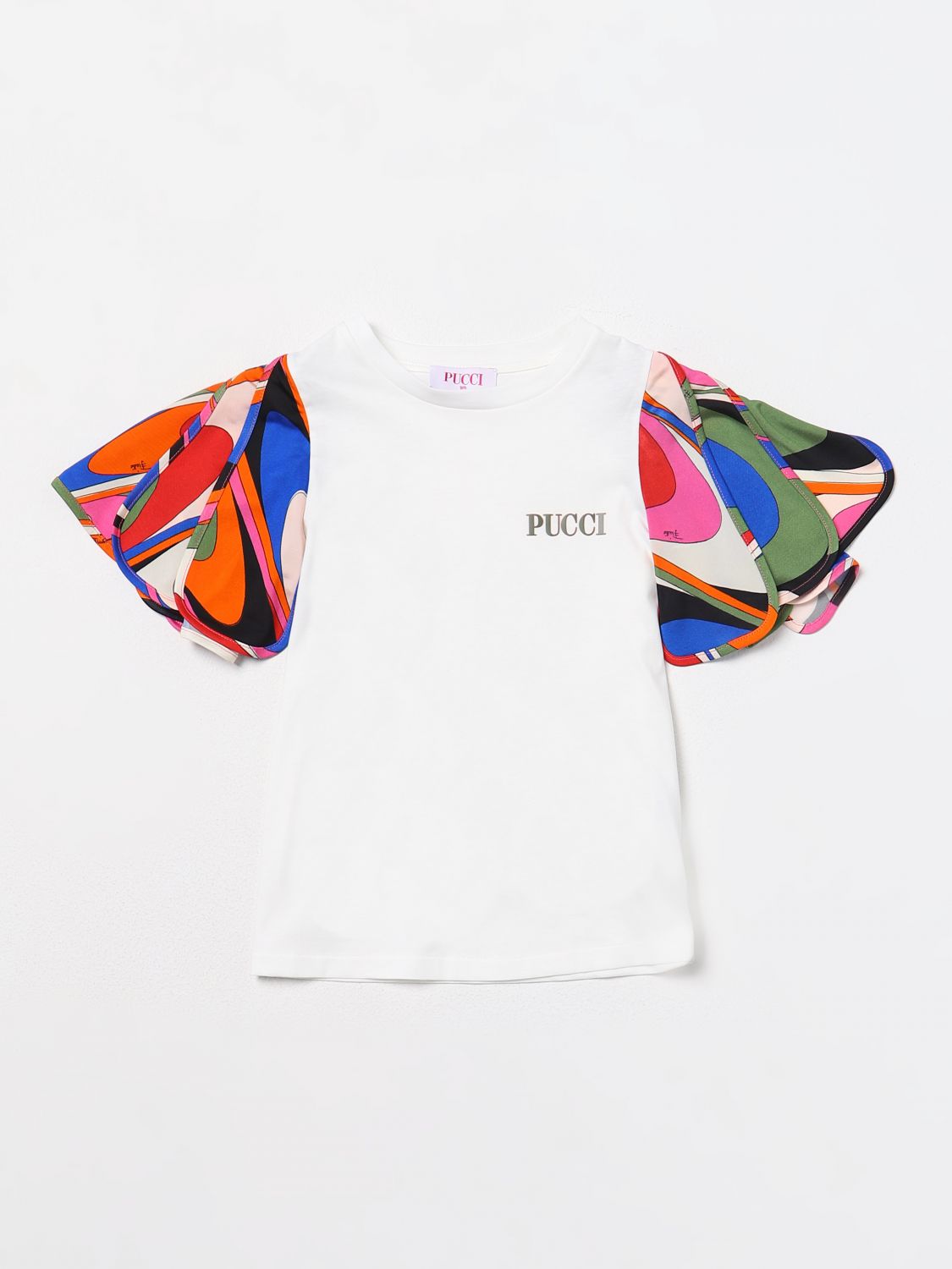 Emilio Pucci Junior T-Shirt EMILIO PUCCI JUNIOR Kids colour White