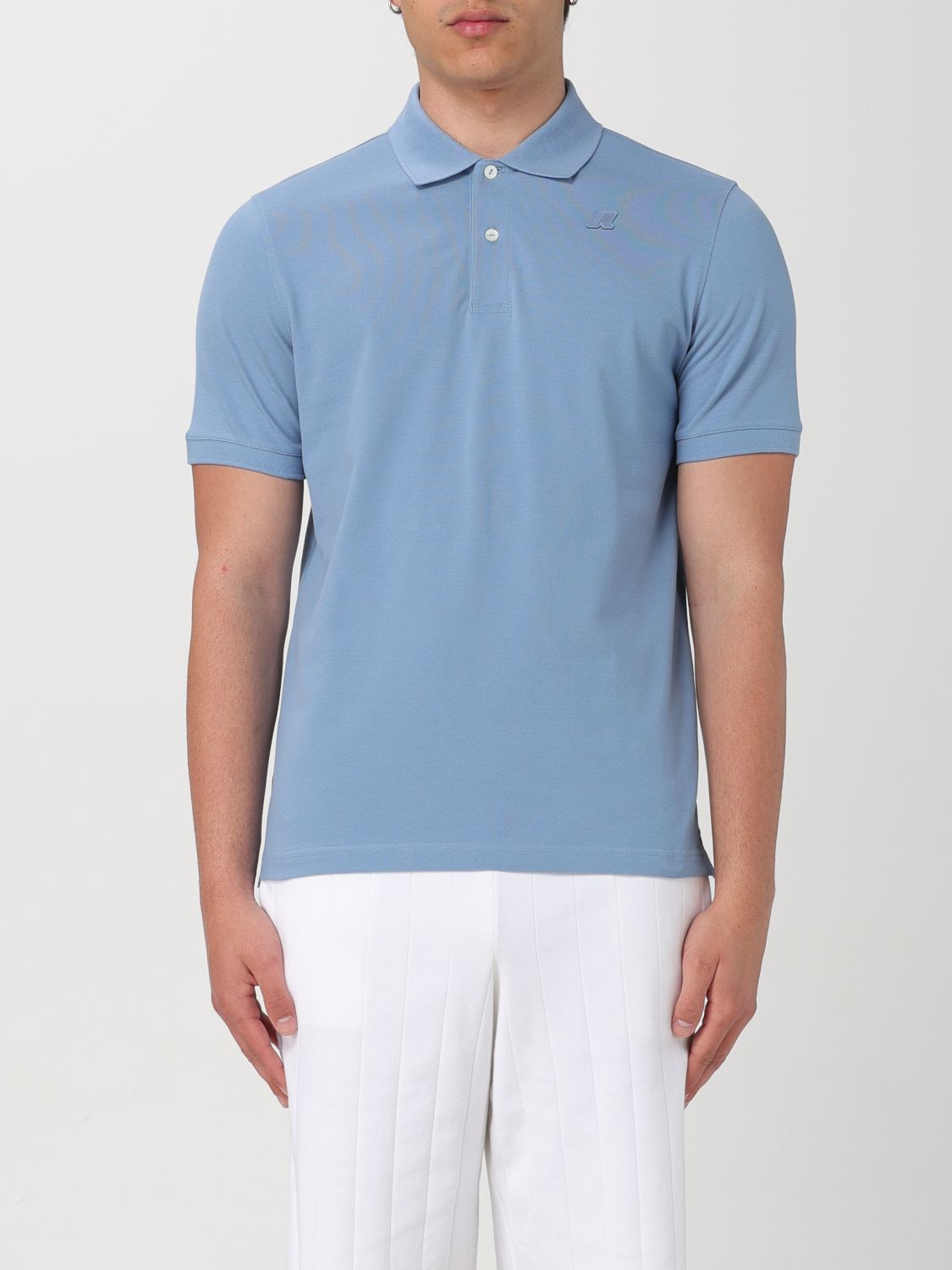 K-Way Polo Shirt K-WAY Men colour Gnawed Blue