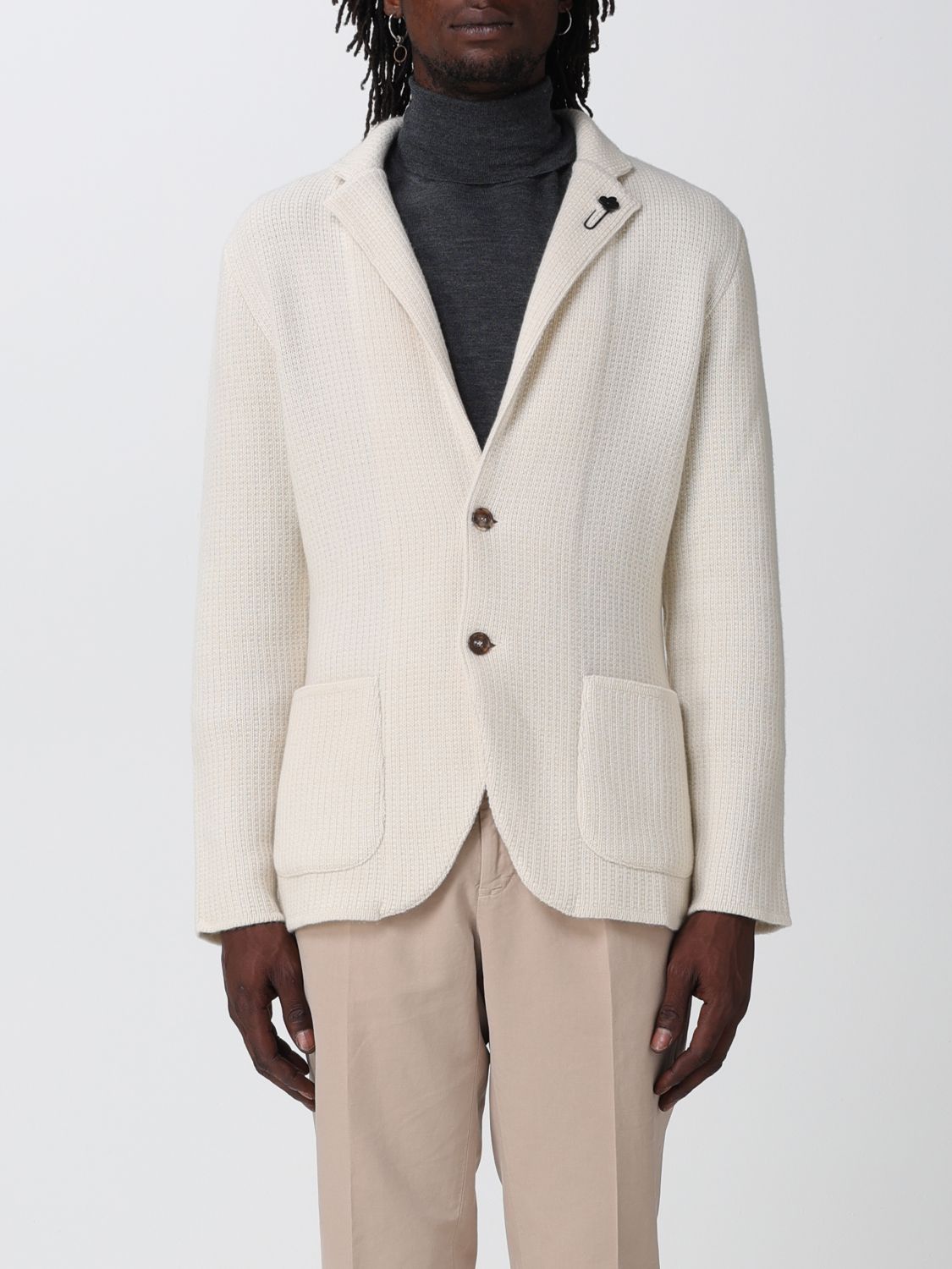 Lardini Blazer LARDINI Men colour White