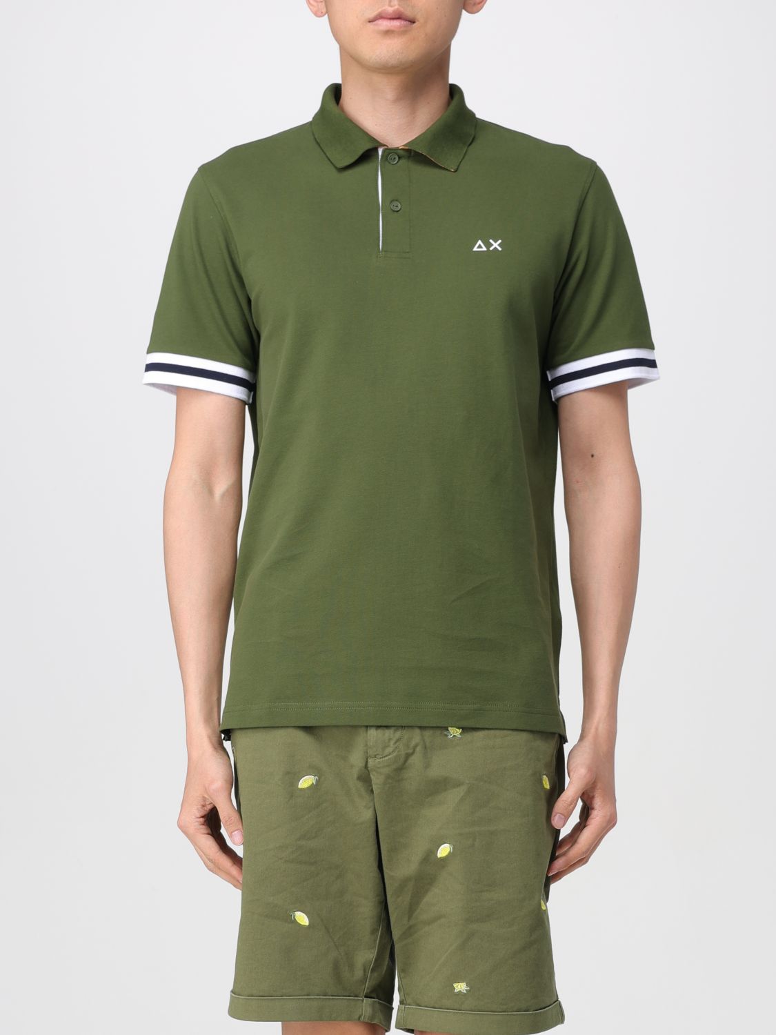  Polo Shirt SUN 68 Men colour Green