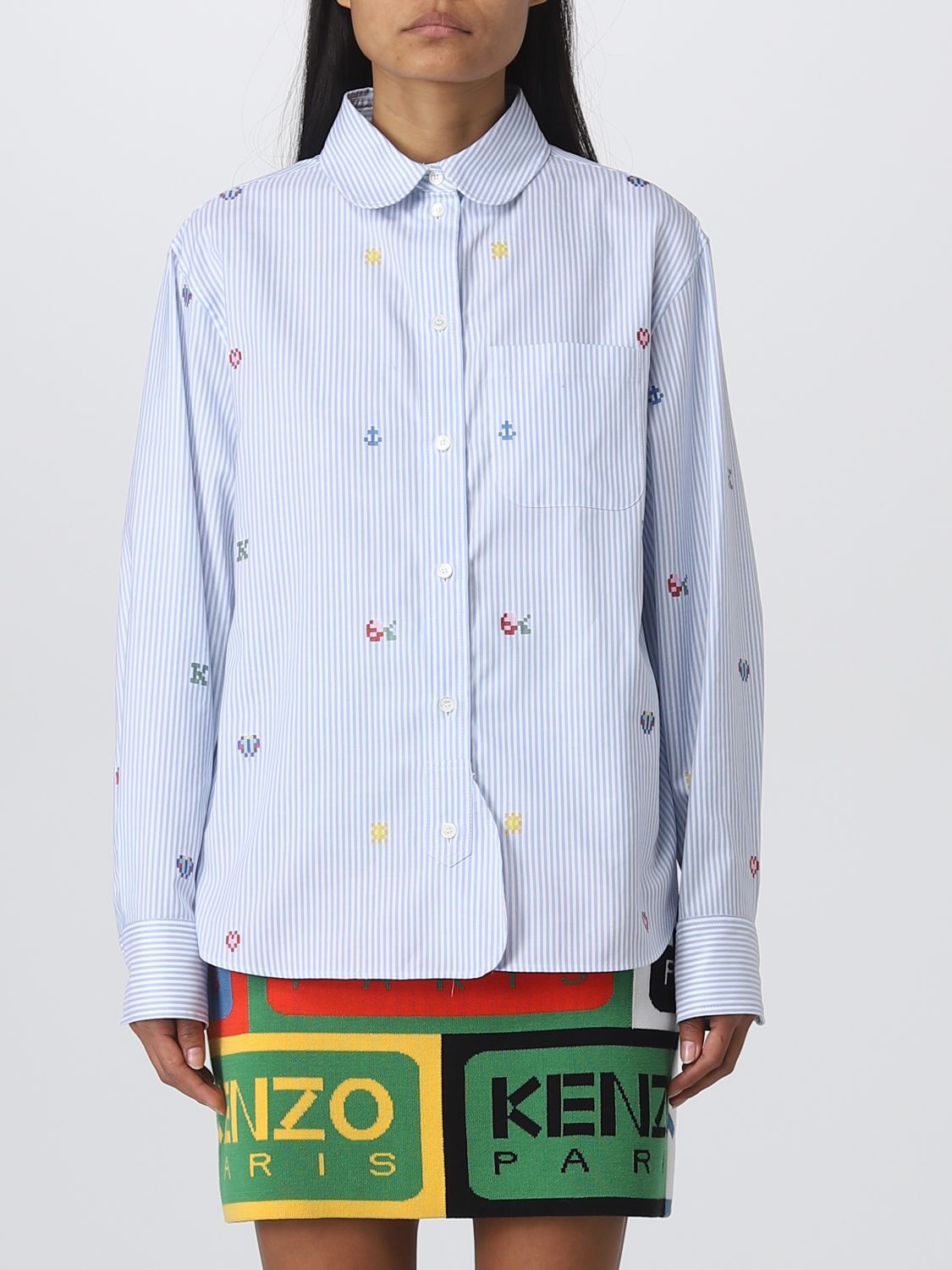 Kenzo Shirt KENZO Woman colour Sky Blue