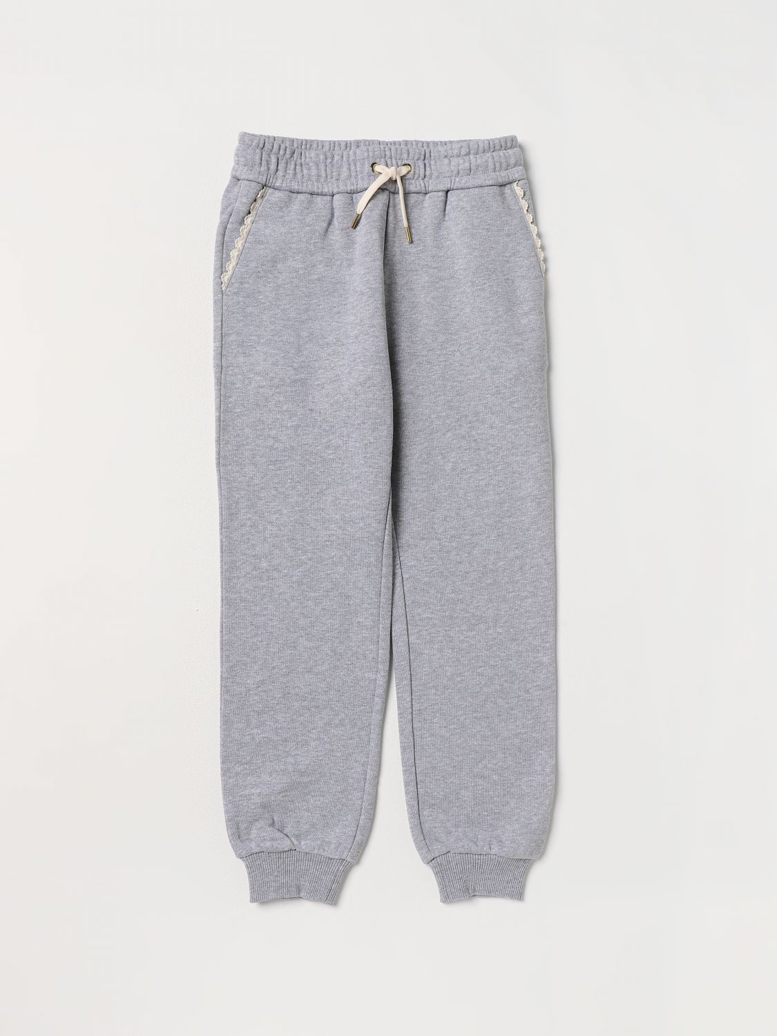 Chloé Trousers CHLOÉ Kids colour Grey