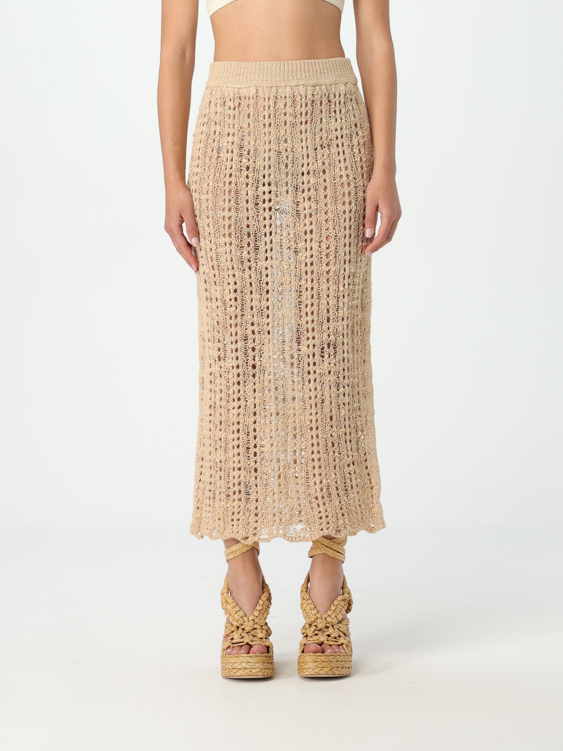 Cult Gaia Skirt CULT GAIA Woman color Beige