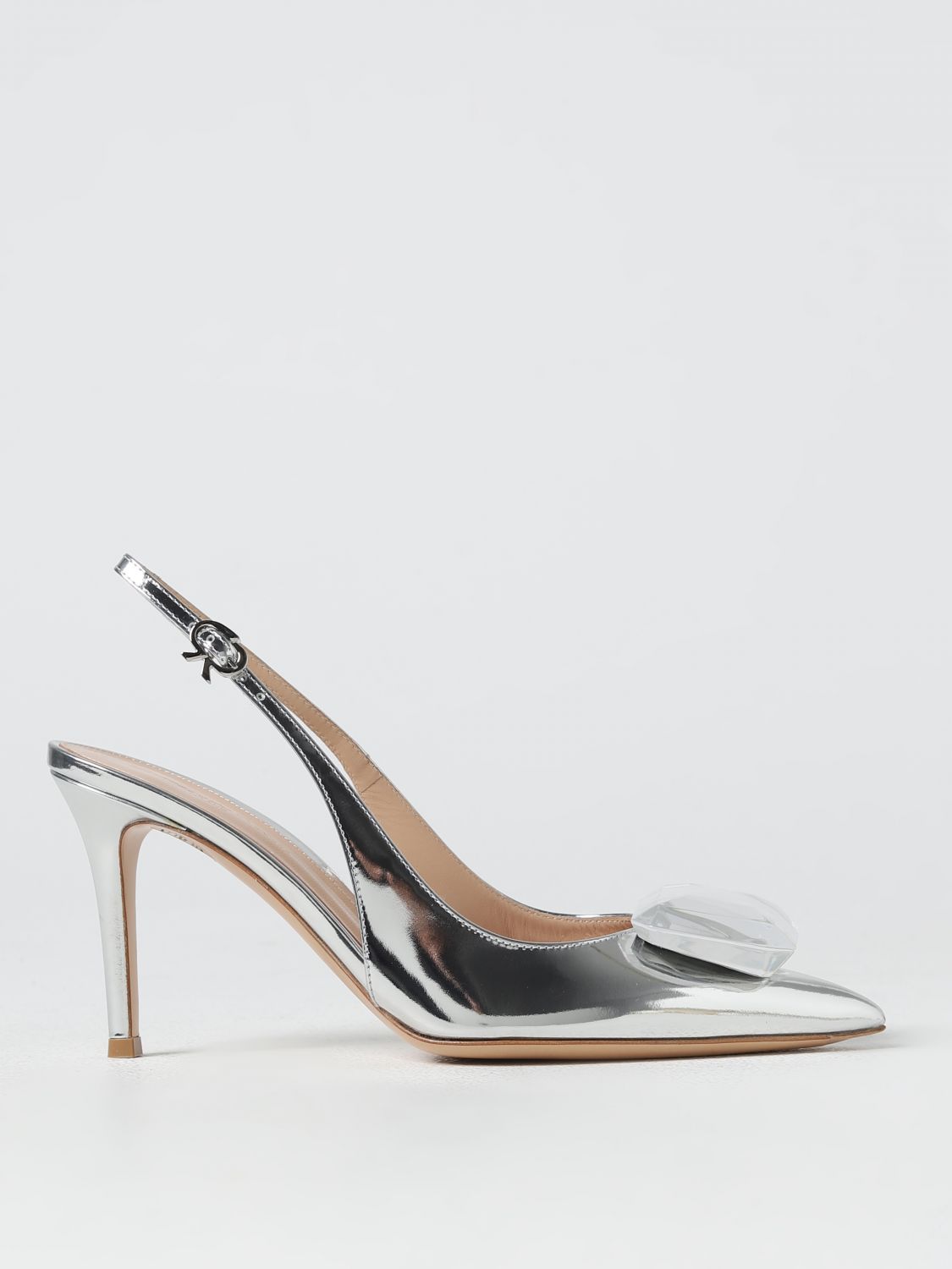 Gianvito Rossi High Heel Shoes GIANVITO ROSSI Woman colour Silver