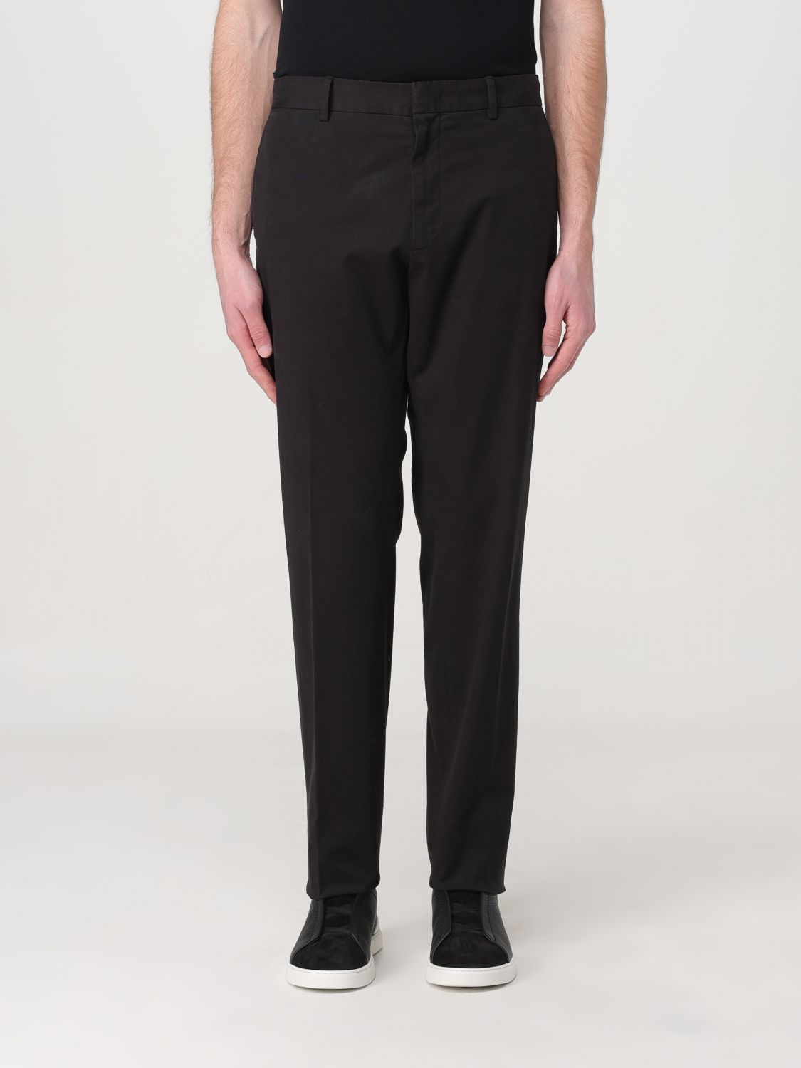 zegna Trousers ZEGNA Men colour Black