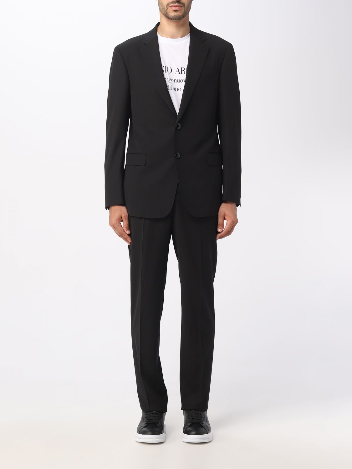 Giorgio Armani Suit GIORGIO ARMANI Men colour Black