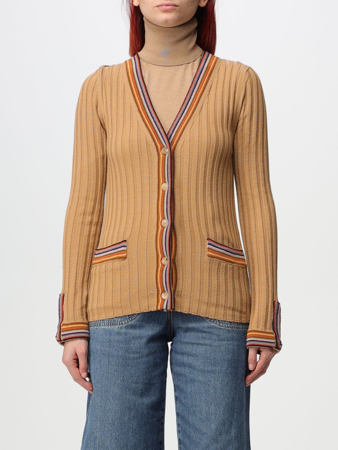 Etro Cardigan ETRO Woman colour Beige