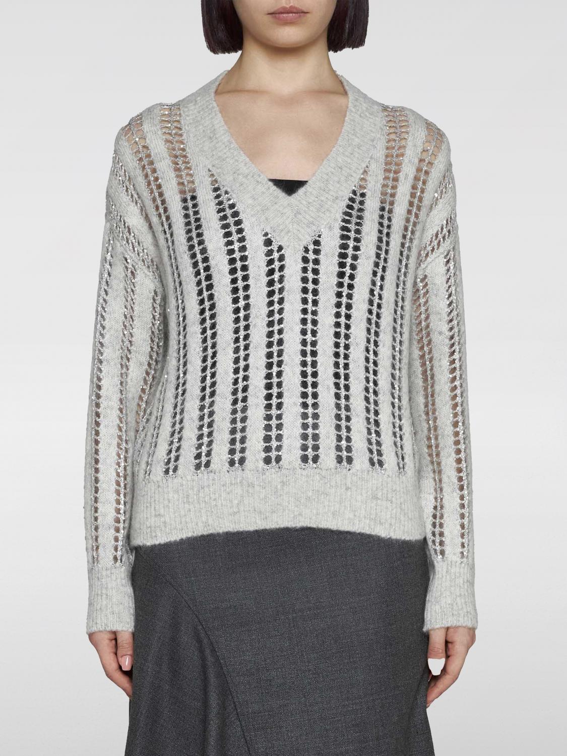 Brunello Cucinelli Sweater BRUNELLO CUCINELLI Woman color Grey