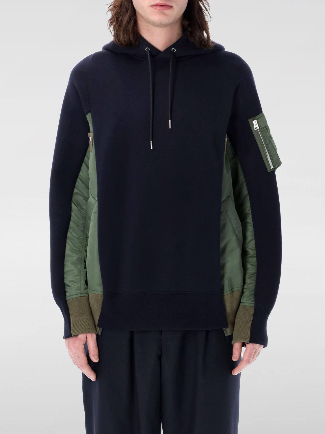 Sacai Sweatshirt SACAI Men color Navy