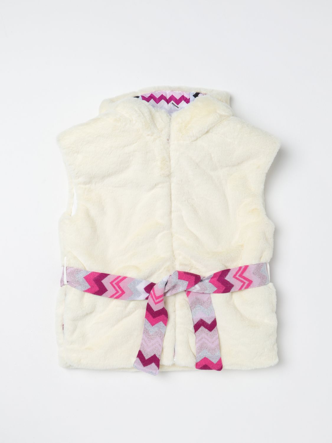 Missoni Vestcoat MISSONI Kids colour Ivory