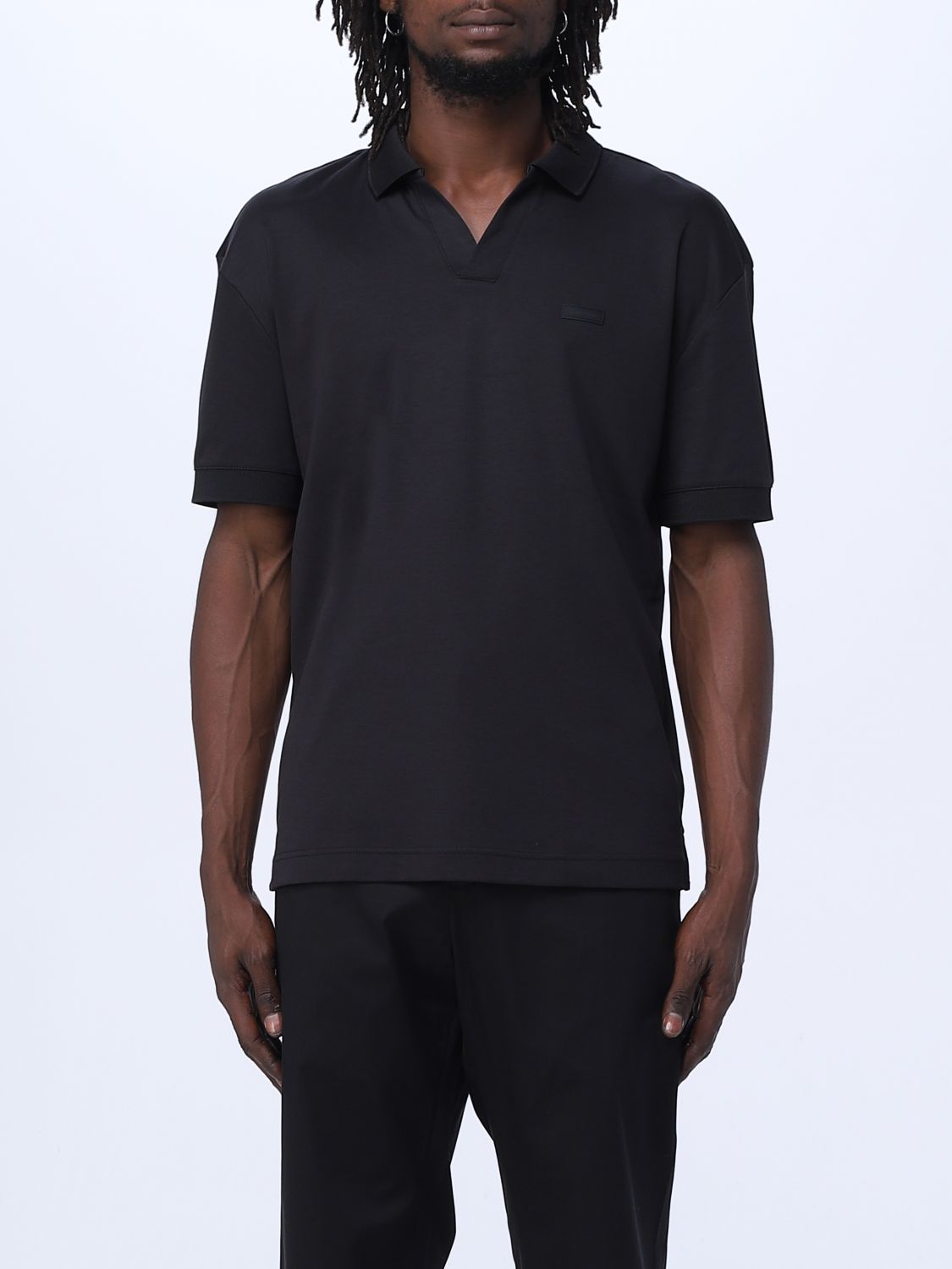 Calvin Klein Polo Shirt CALVIN KLEIN Men colour Black