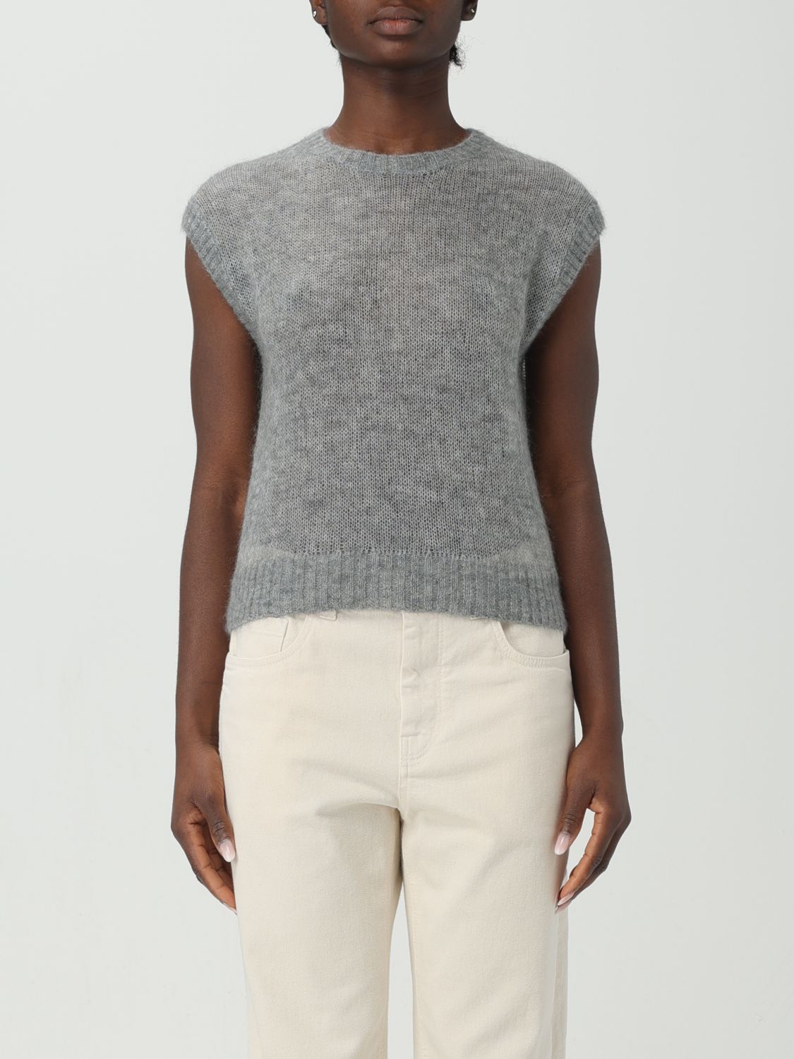 Brunello Cucinelli Jumper BRUNELLO CUCINELLI Woman colour Grey