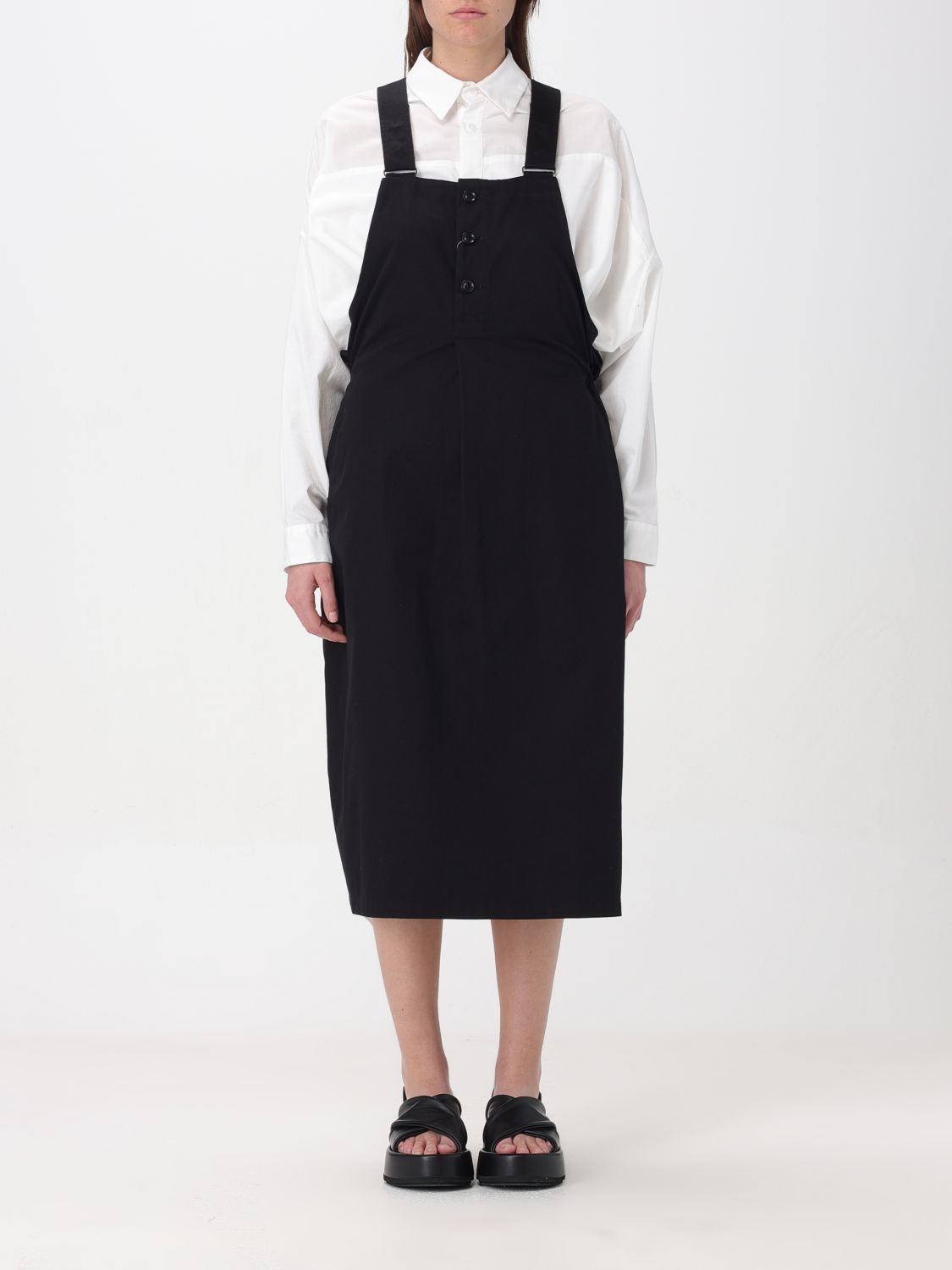 Yohji Yamamoto Dungaree YOHJI YAMAMOTO Woman colour Black