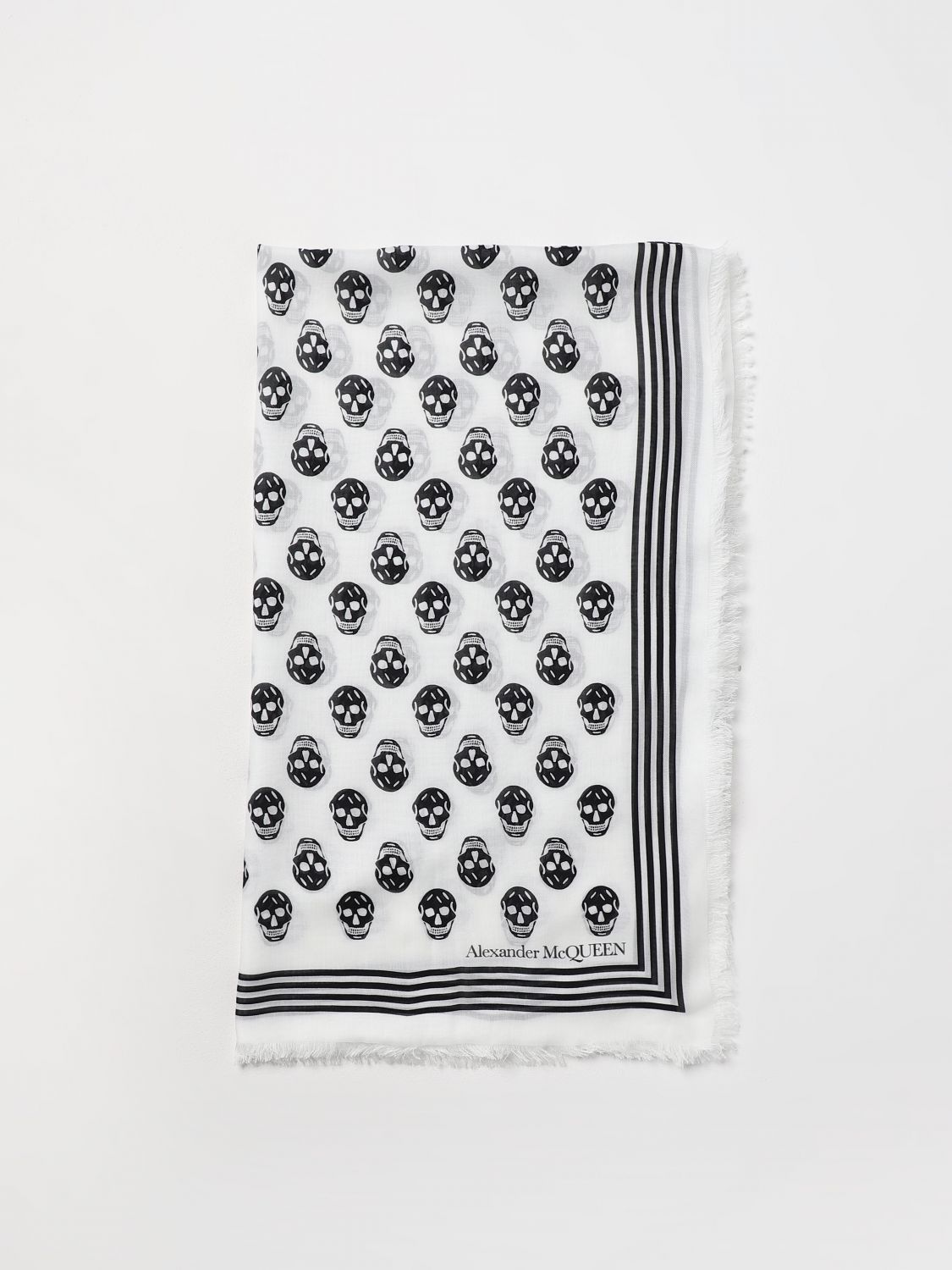 Alexander McQueen Scarf ALEXANDER MCQUEEN Men colour White