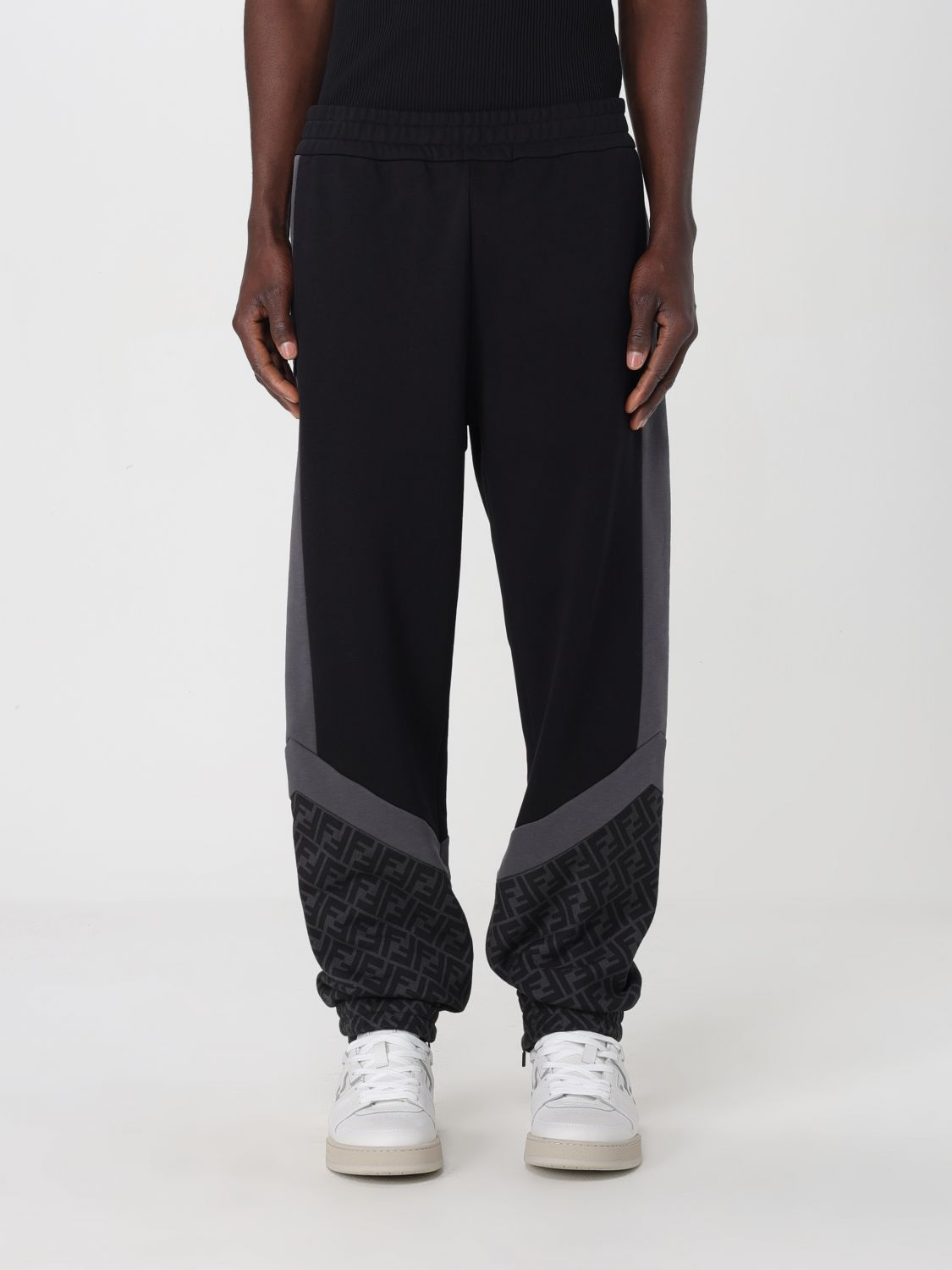 FENDI Trousers FENDI Men colour Black