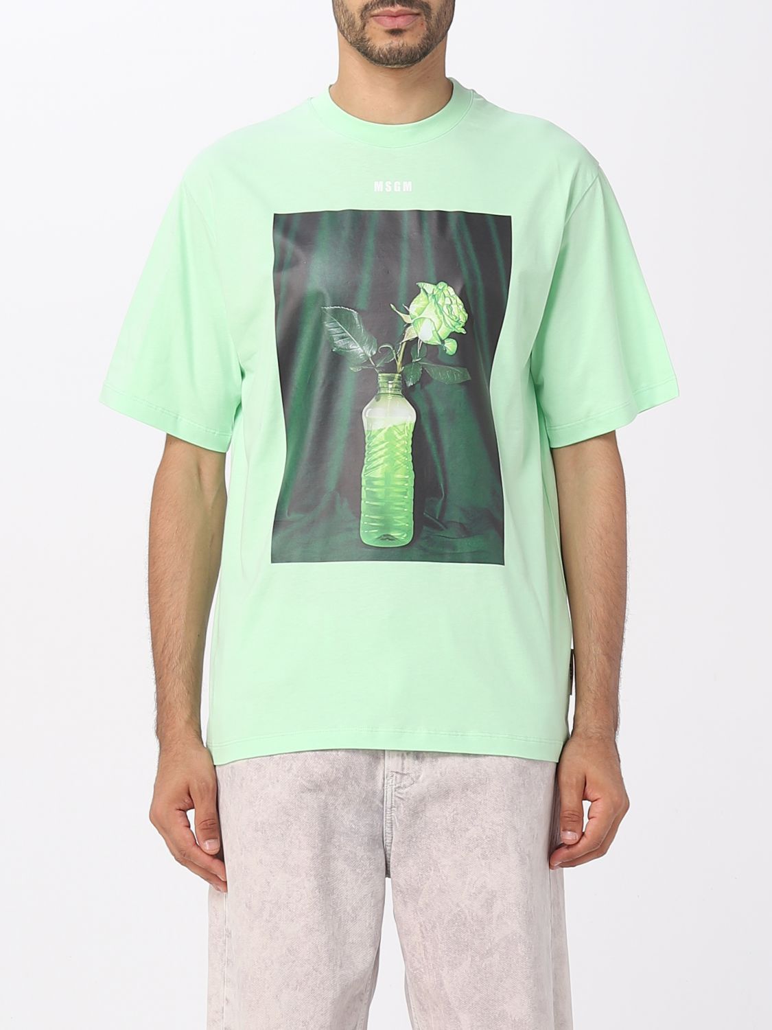 Msgm T-Shirt MSGM Men colour Green