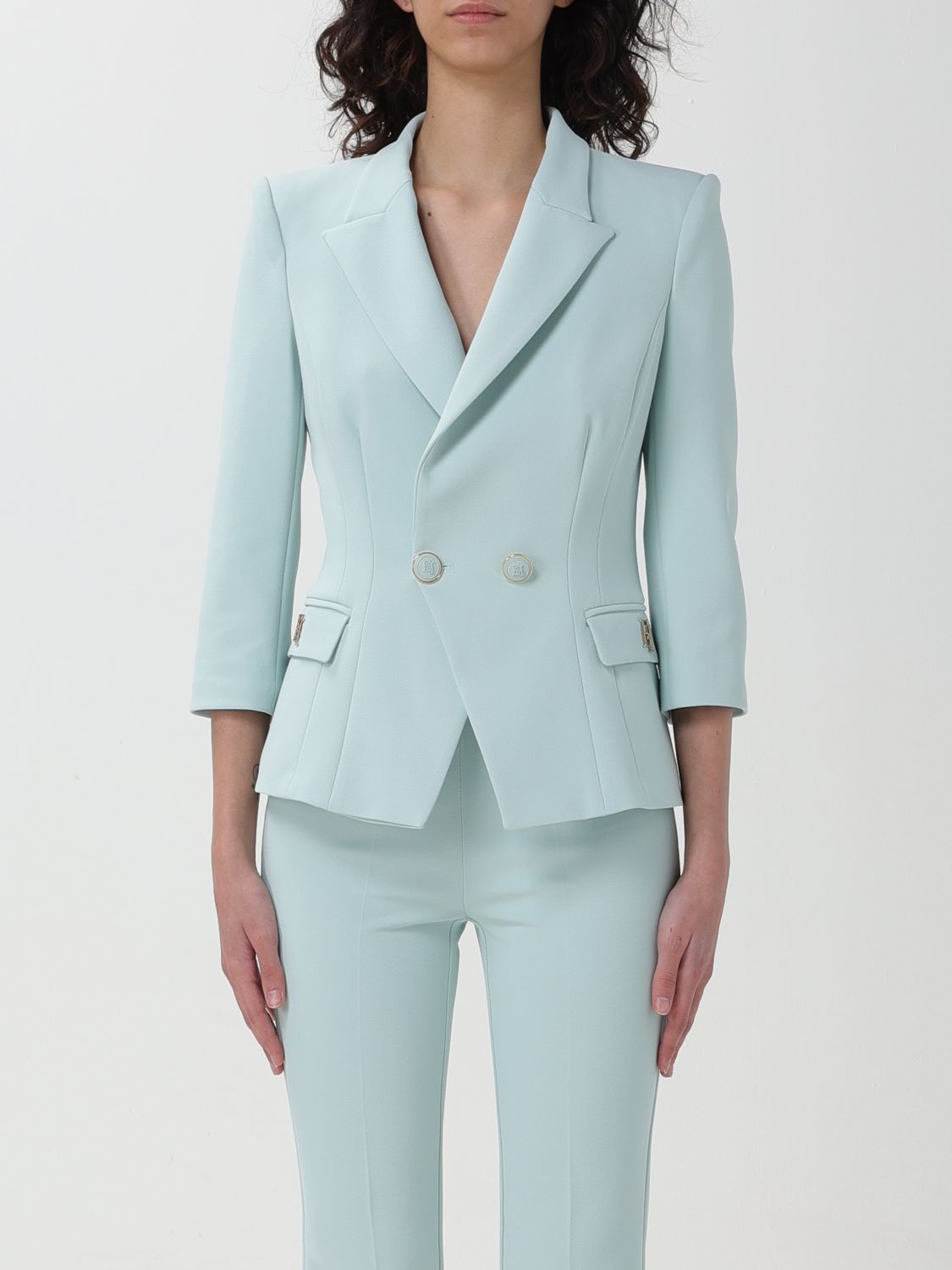 Elisabetta Franchi Blazer ELISABETTA FRANCHI Woman colour Water