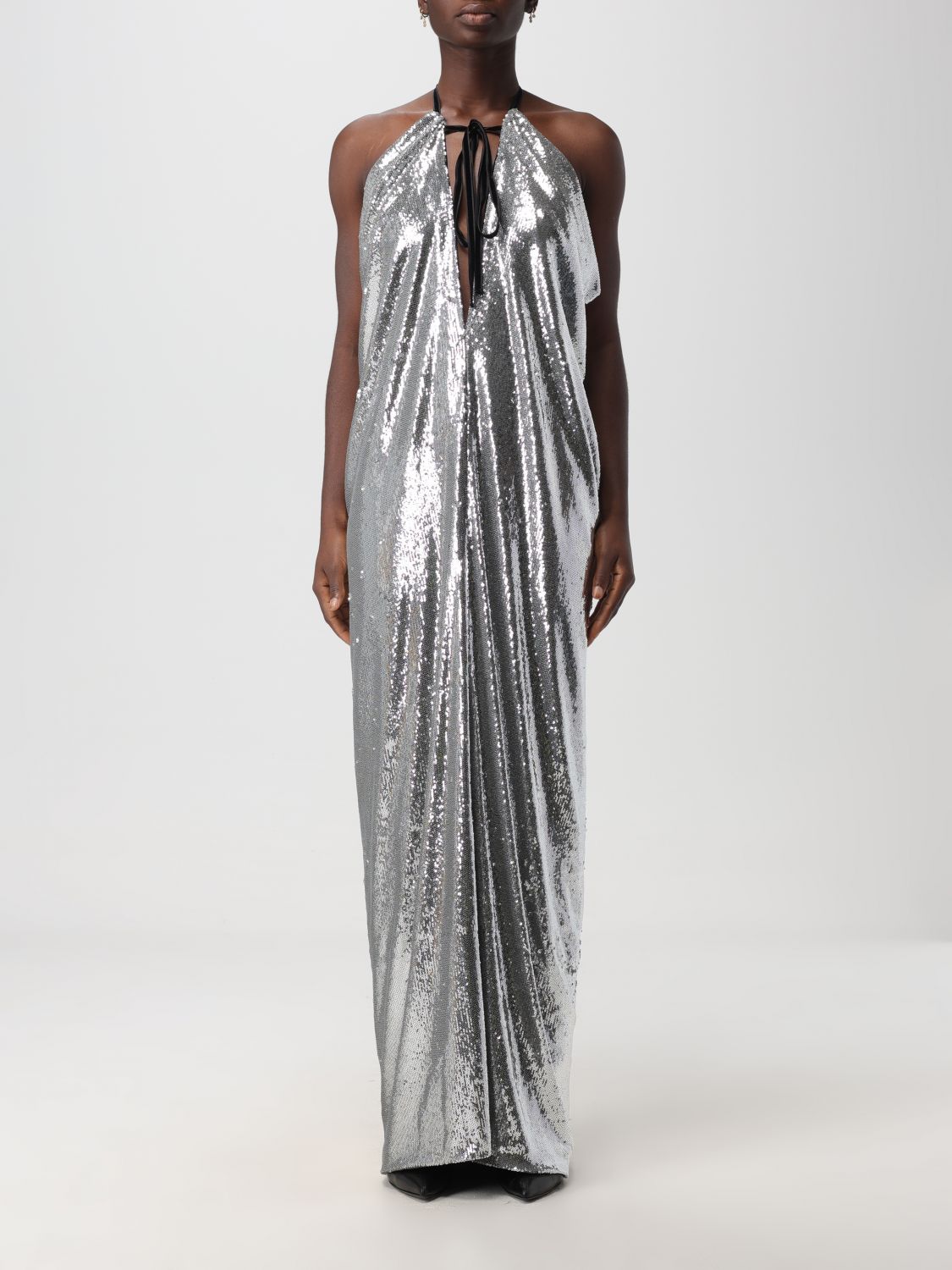 Philosophy Di Lorenzo Serafini Dress PHILOSOPHY DI LORENZO SERAFINI Woman colour Silver