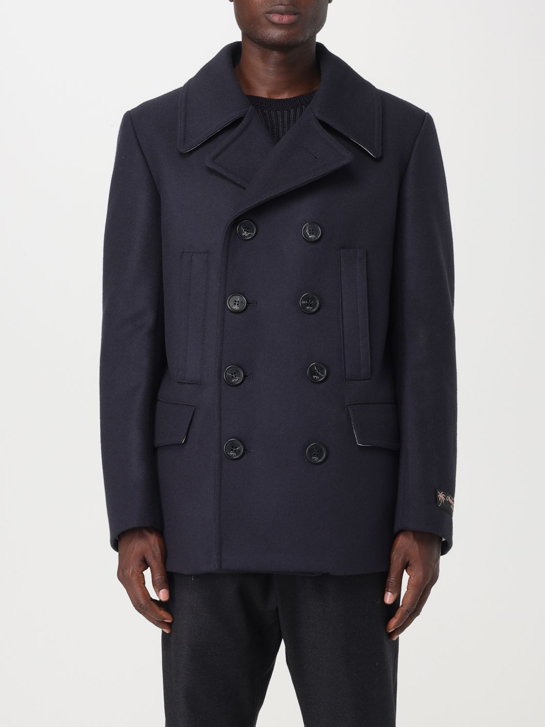 N° 21 Coat N° 21 Men colour Blue