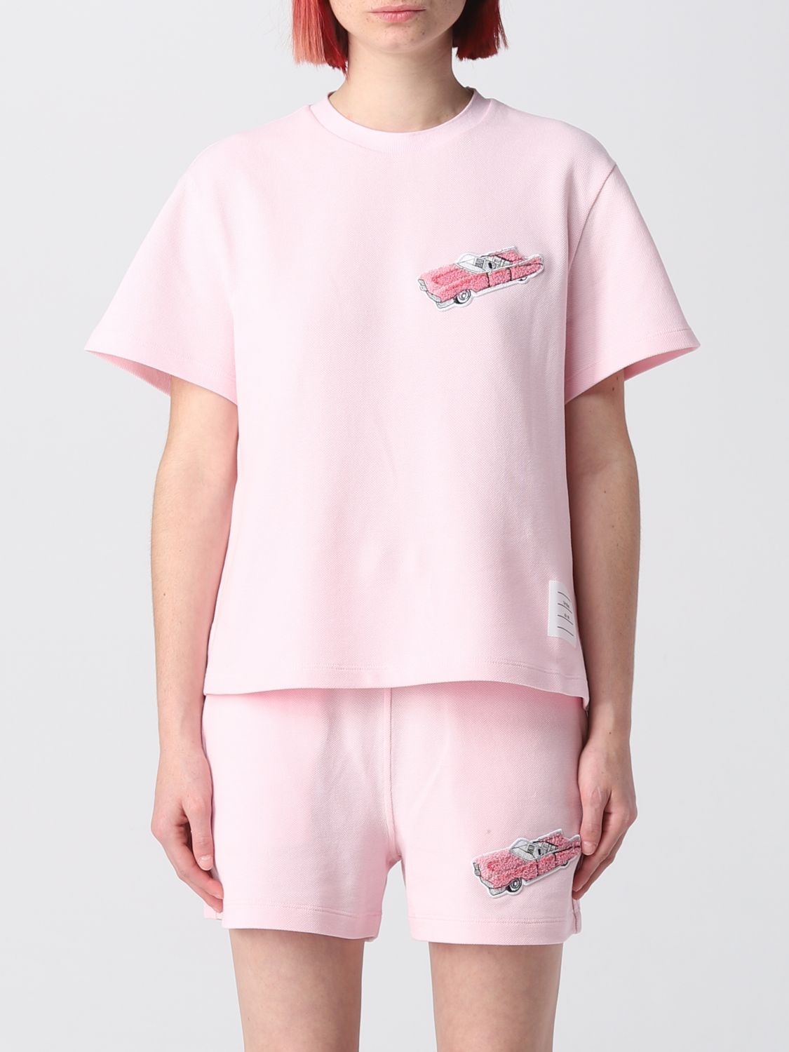 Thom Browne T-Shirt THOM BROWNE Woman colour Pink