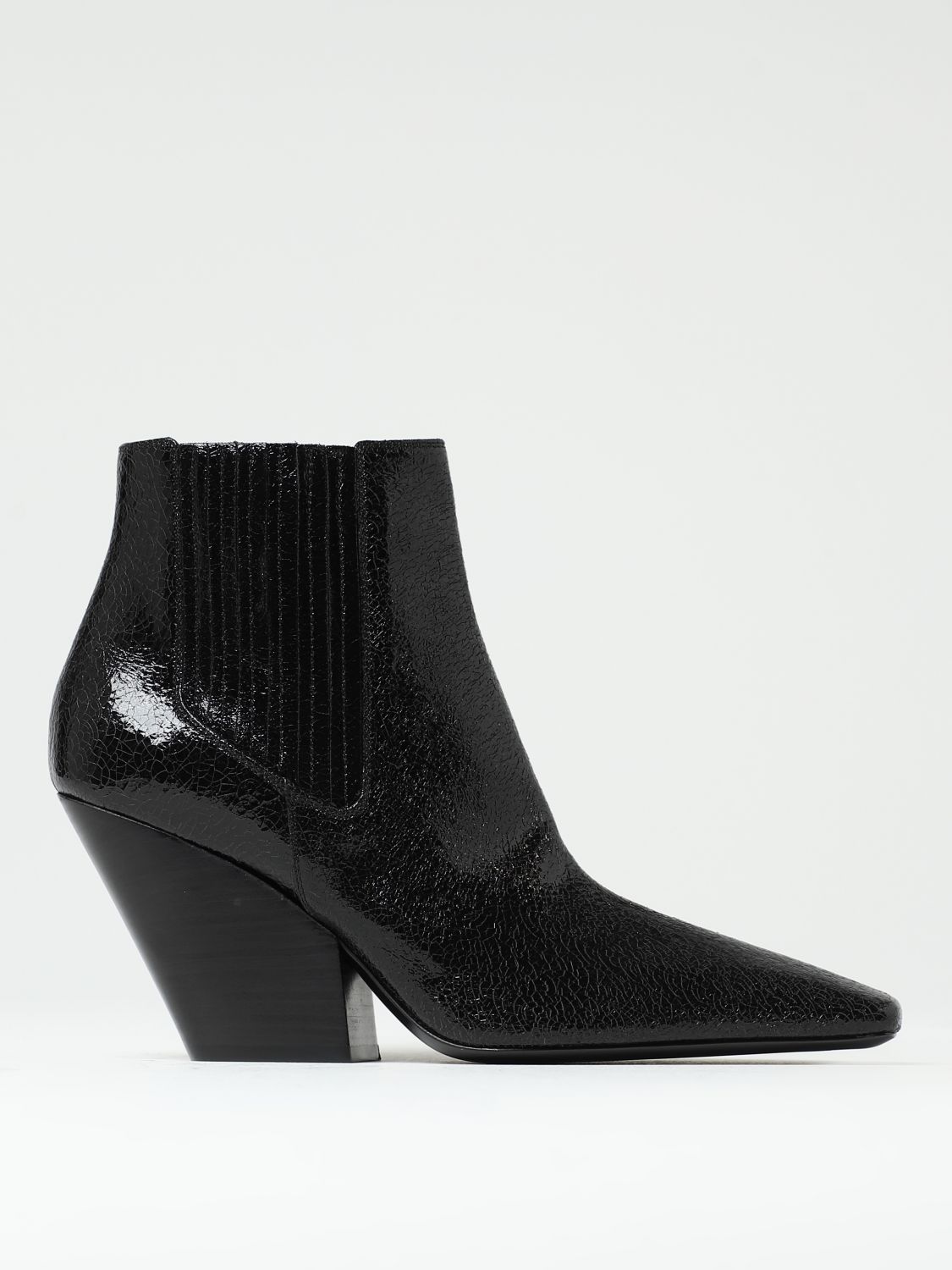 Casadei Flat Ankle Boots CASADEI Woman colour Black