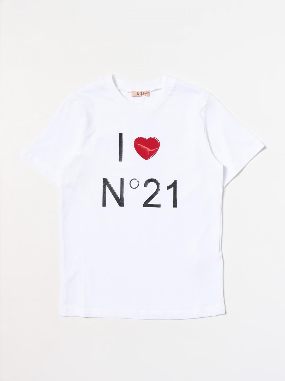 N° 21 T-Shirt N° 21 Kids colour White