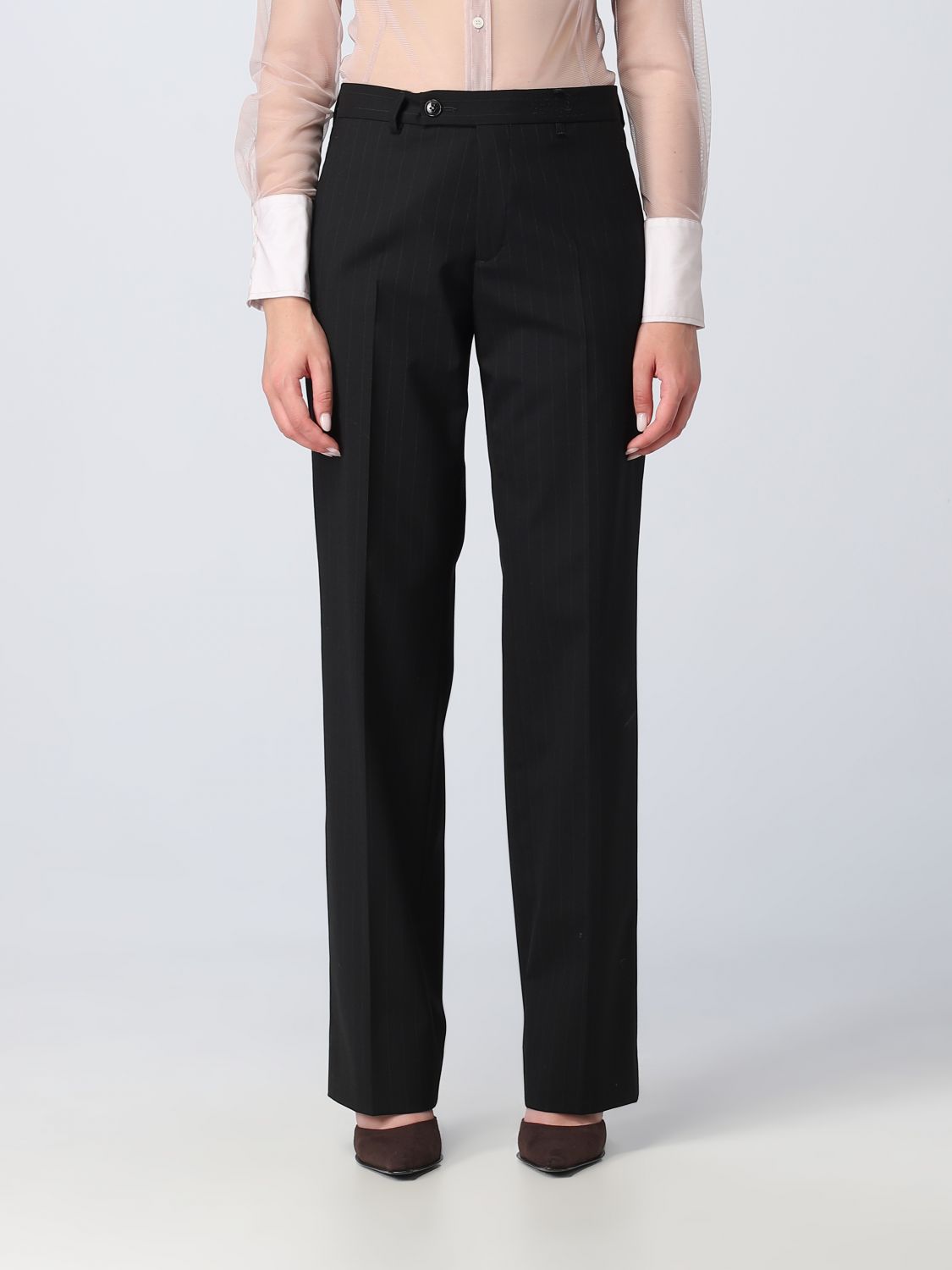 MM6 Maison Margiela Trousers MM6 MAISON MARGIELA Woman colour Black